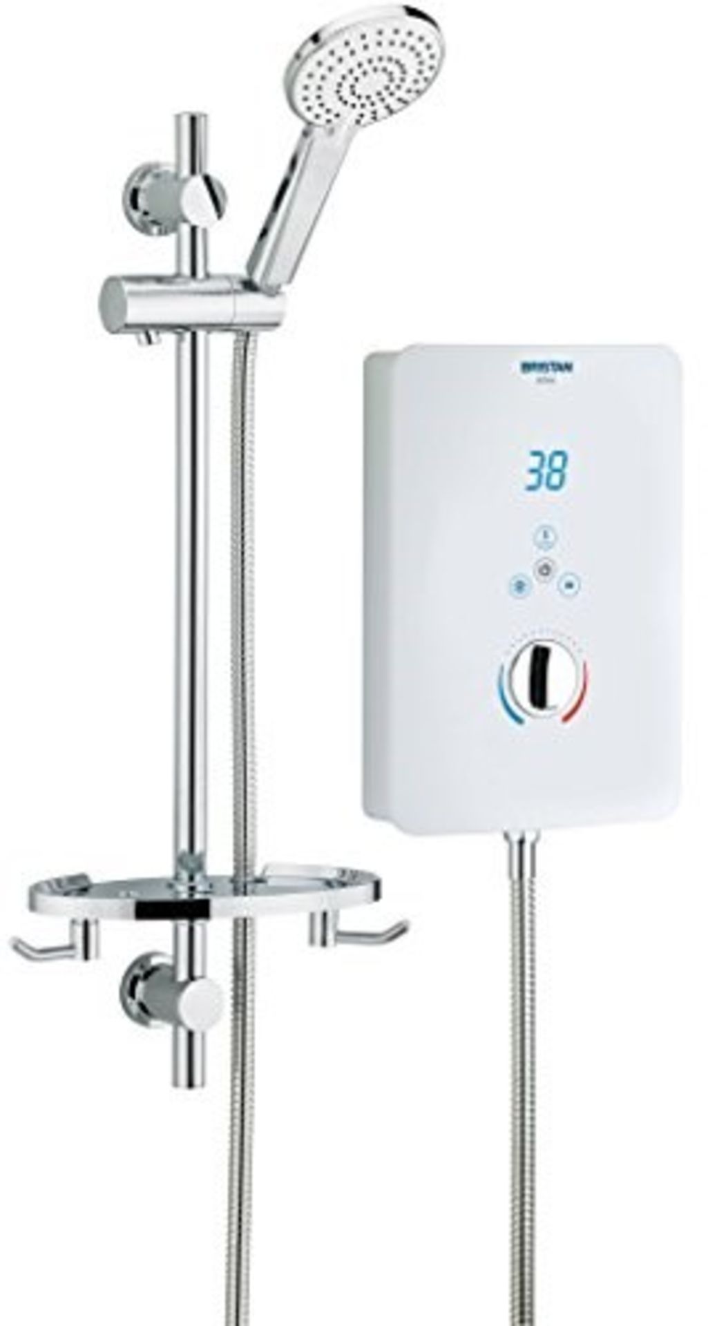 RRP £136.00 Bristan BL395 W 9.5 kW Bliss 3 Electric Shower - White