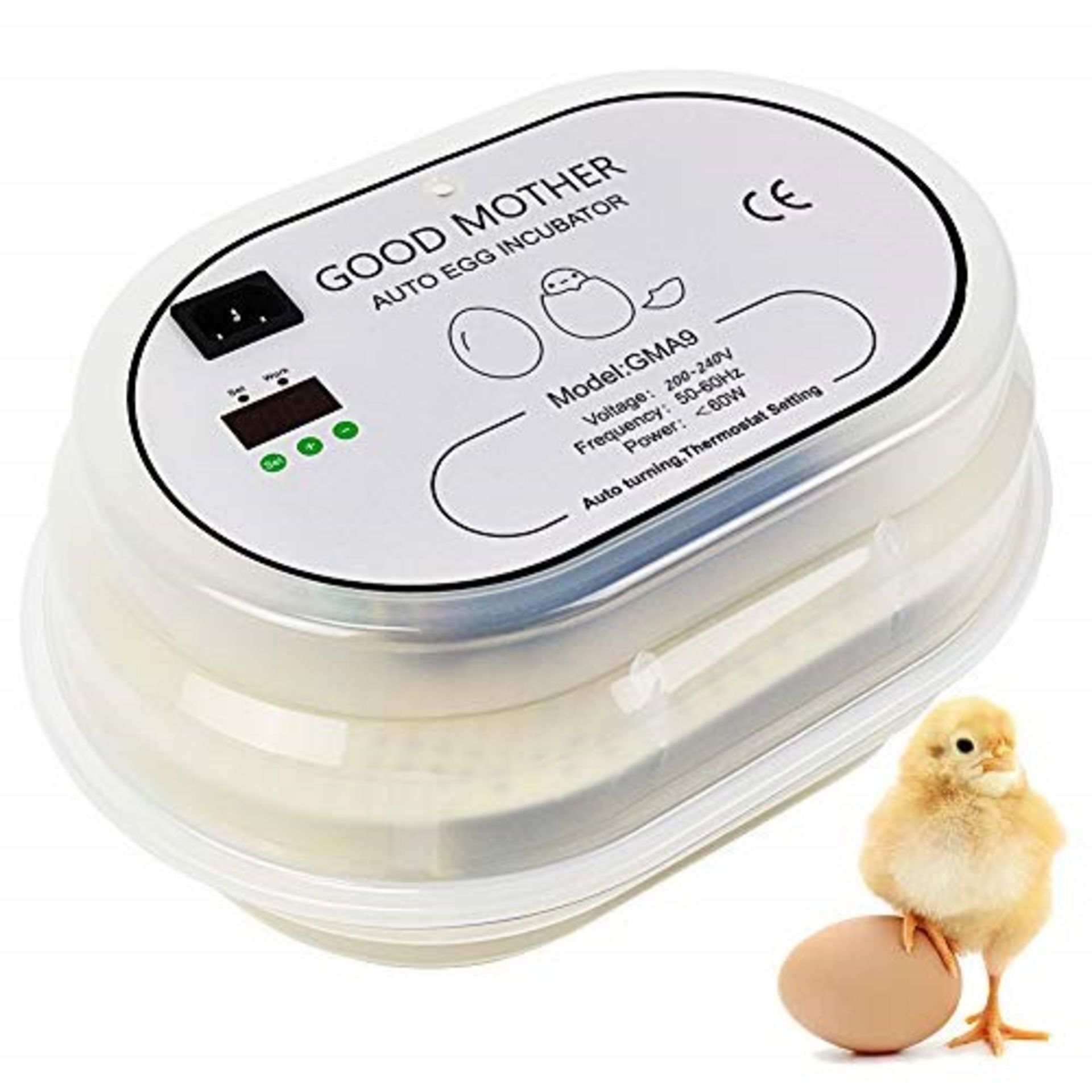 RRP £50.00 GOOD MOTHER Mini Fully Automatic Egg Incubator 9-12 Eggs Incubators For Hatching Chick