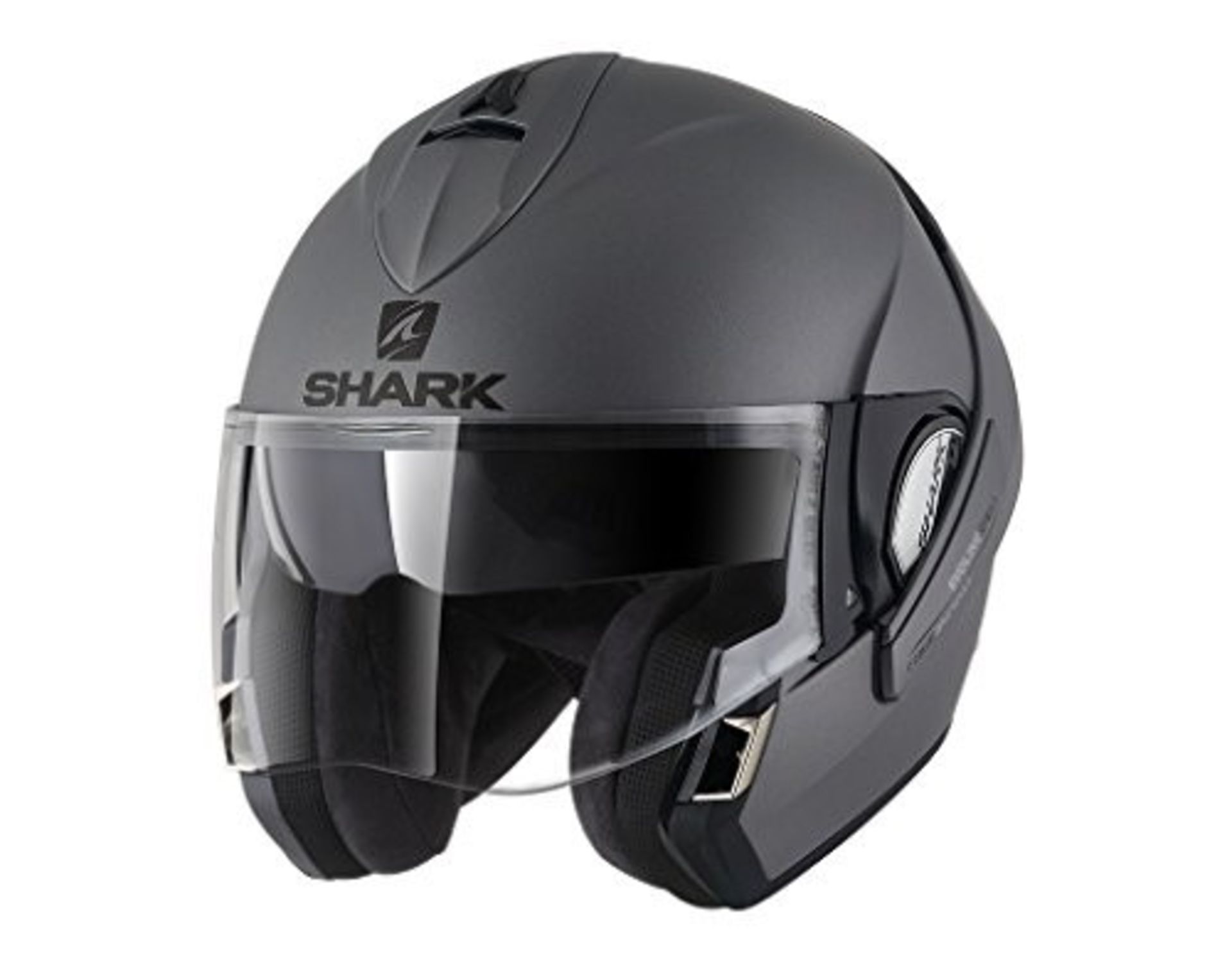 RRP £198.00 Shark NC, Casco da Moto. Uomo, Grigio, L