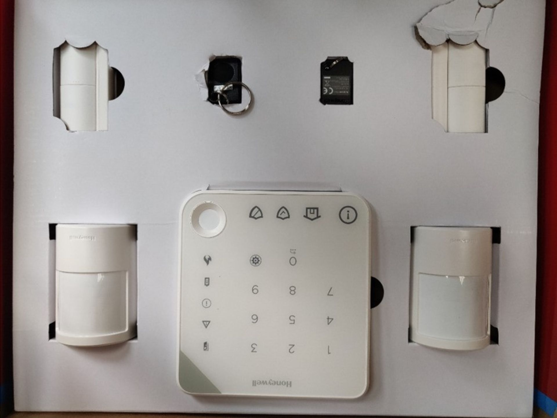 RRP £140.00 Honeywell Home HS342S Wireless Home and Garden Alarm with Intelligent Control - White - Image 3 of 3