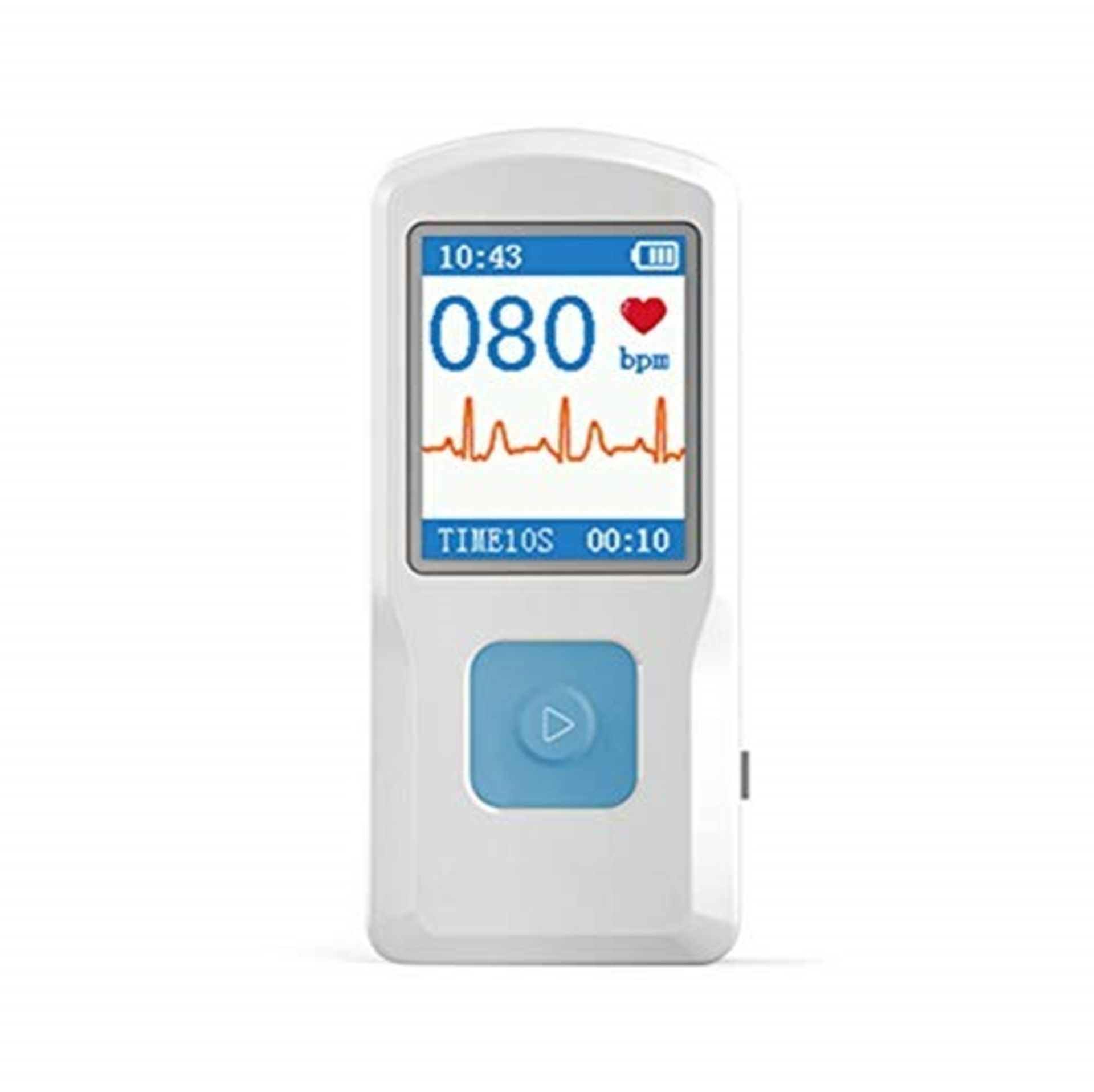 SingDeRing Portable ECG EKG Heart Rate Monitor for Home Use, Mobile Bluetooth ECG Elec