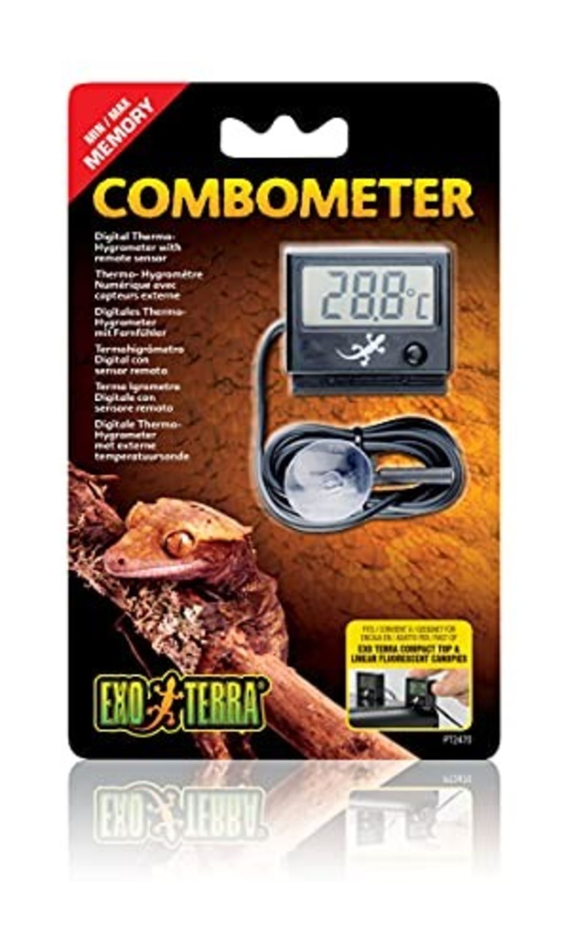 Exo Terra Thermo-Hygro Combometer
