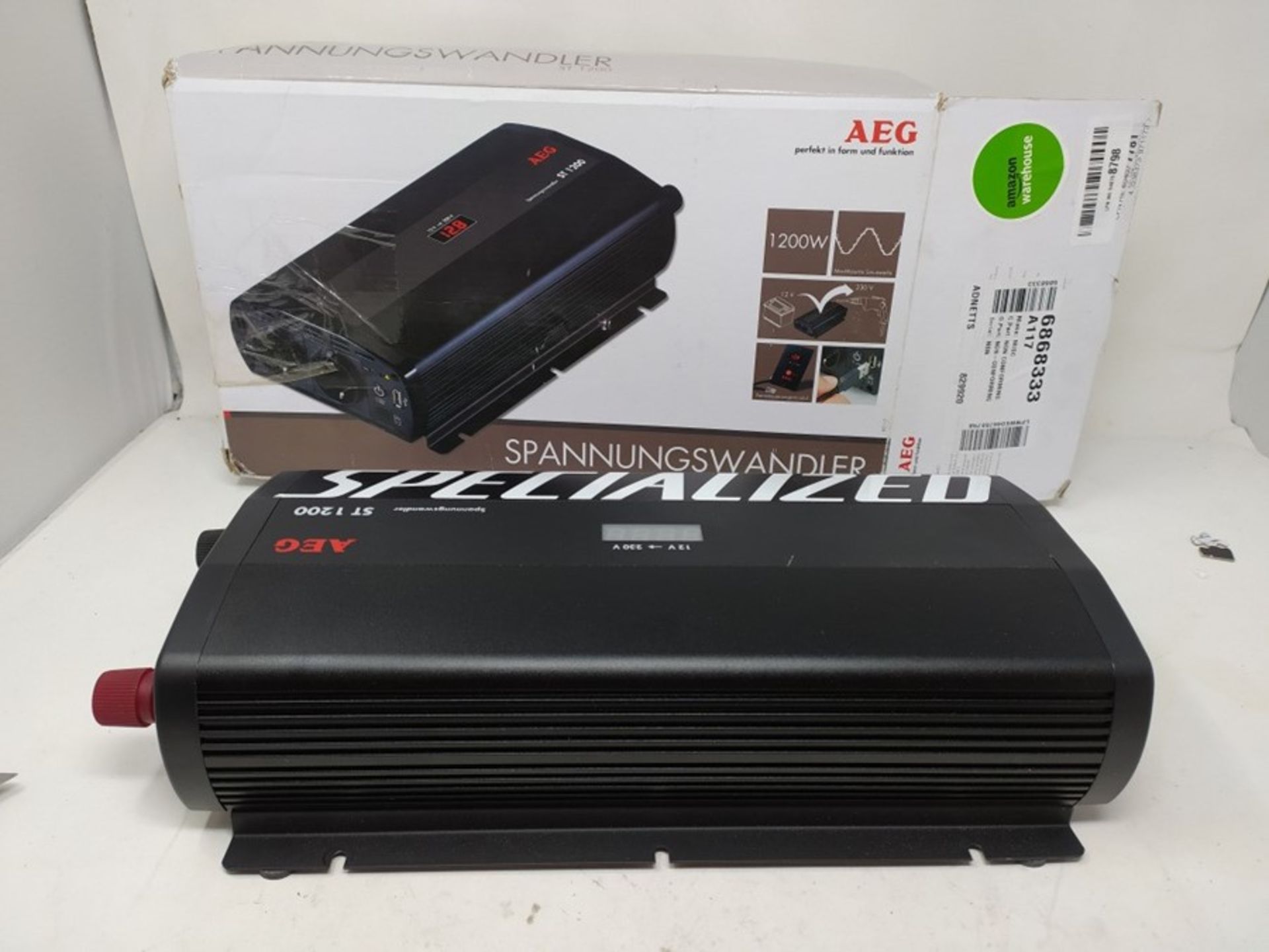 RRP £121.00 AEG 9712 Sine Voltage Converter - Image 2 of 2