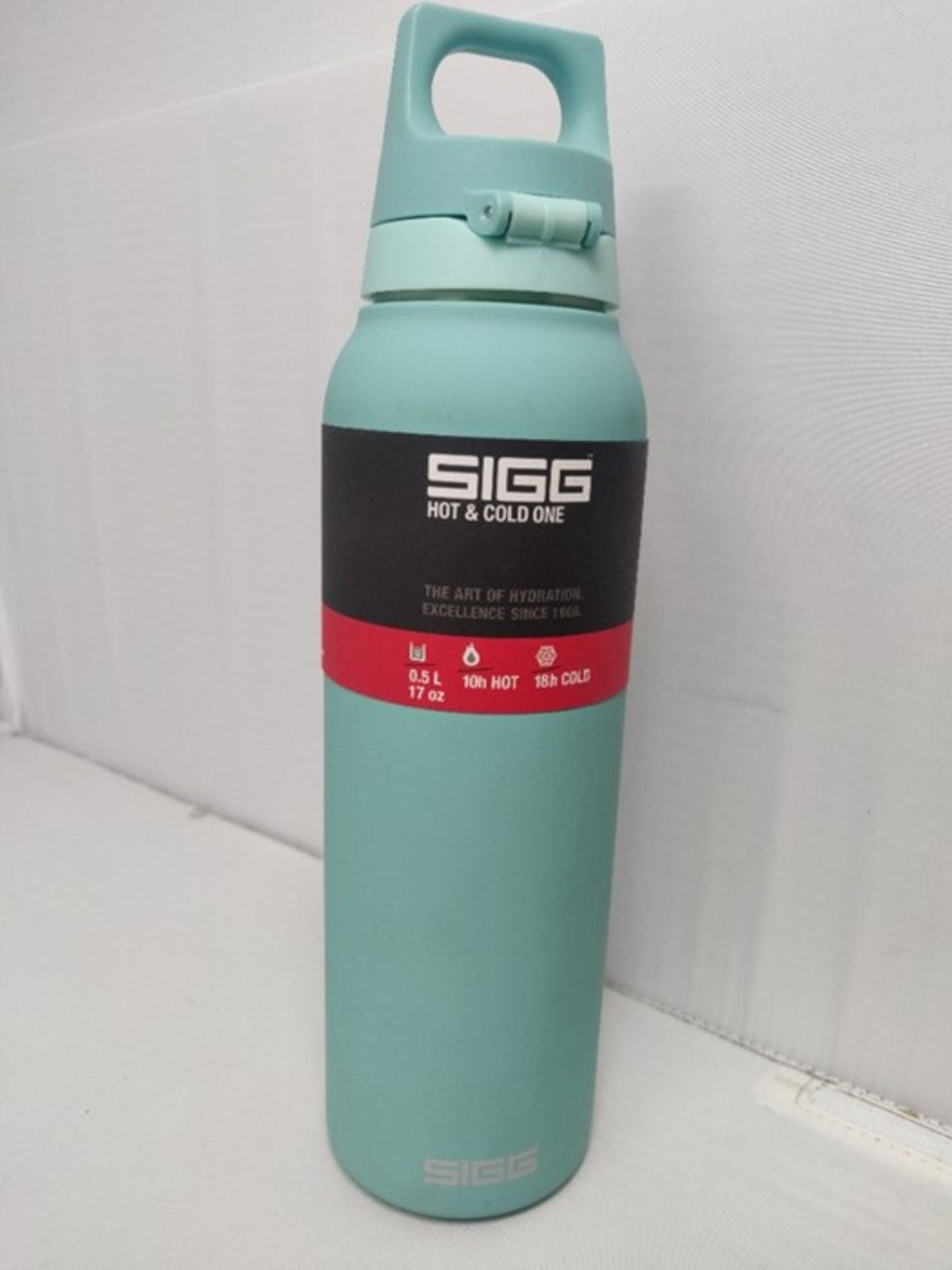Sigg Unisex's Hot And Cold Vacuum-Insulated Thermo-Bottle, Glacier, Medium - Image 2 of 2