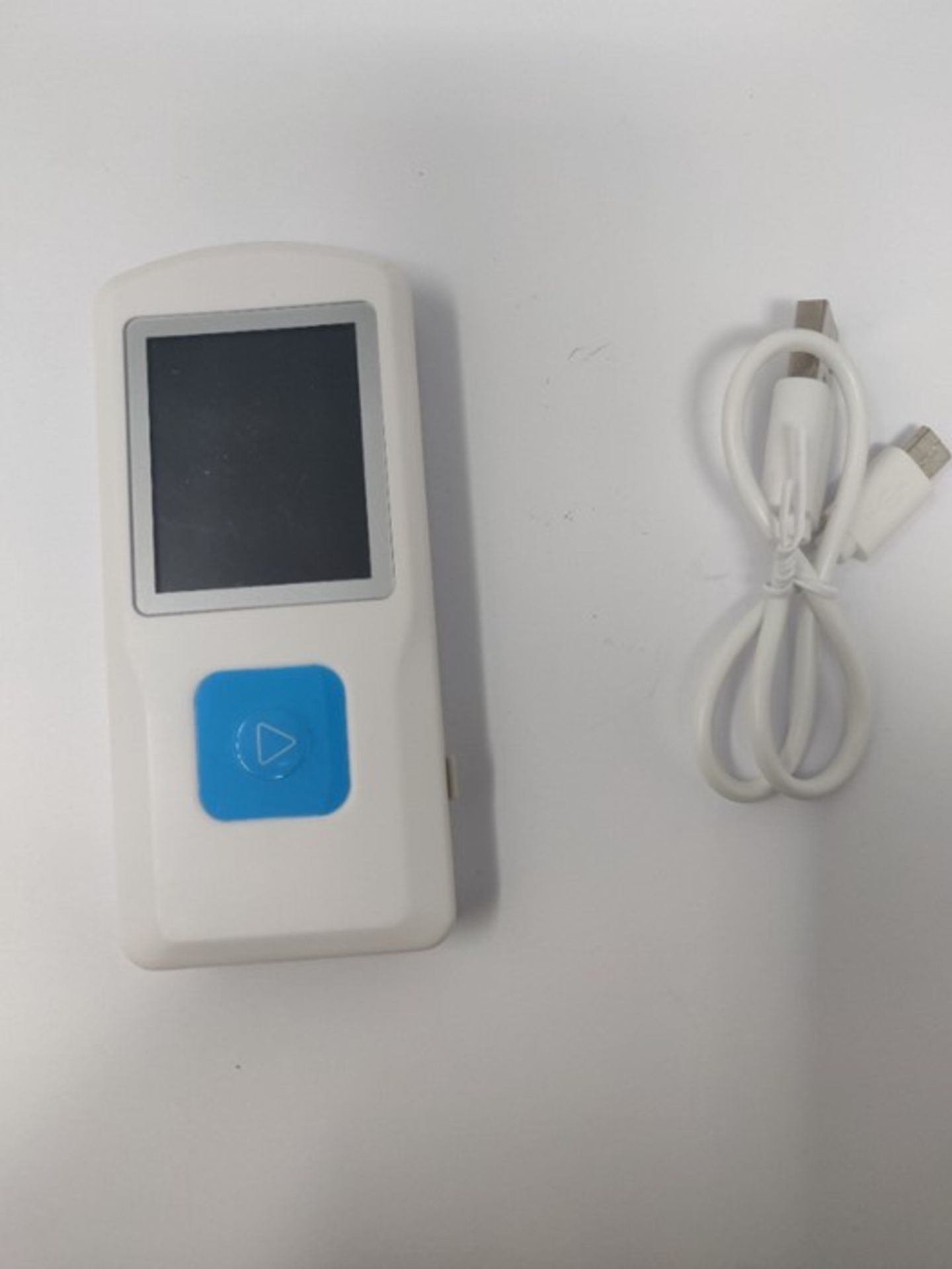 SingDeRing Portable ECG EKG Heart Rate Monitor for Home Use, Mobile Bluetooth ECG Elec - Image 3 of 3