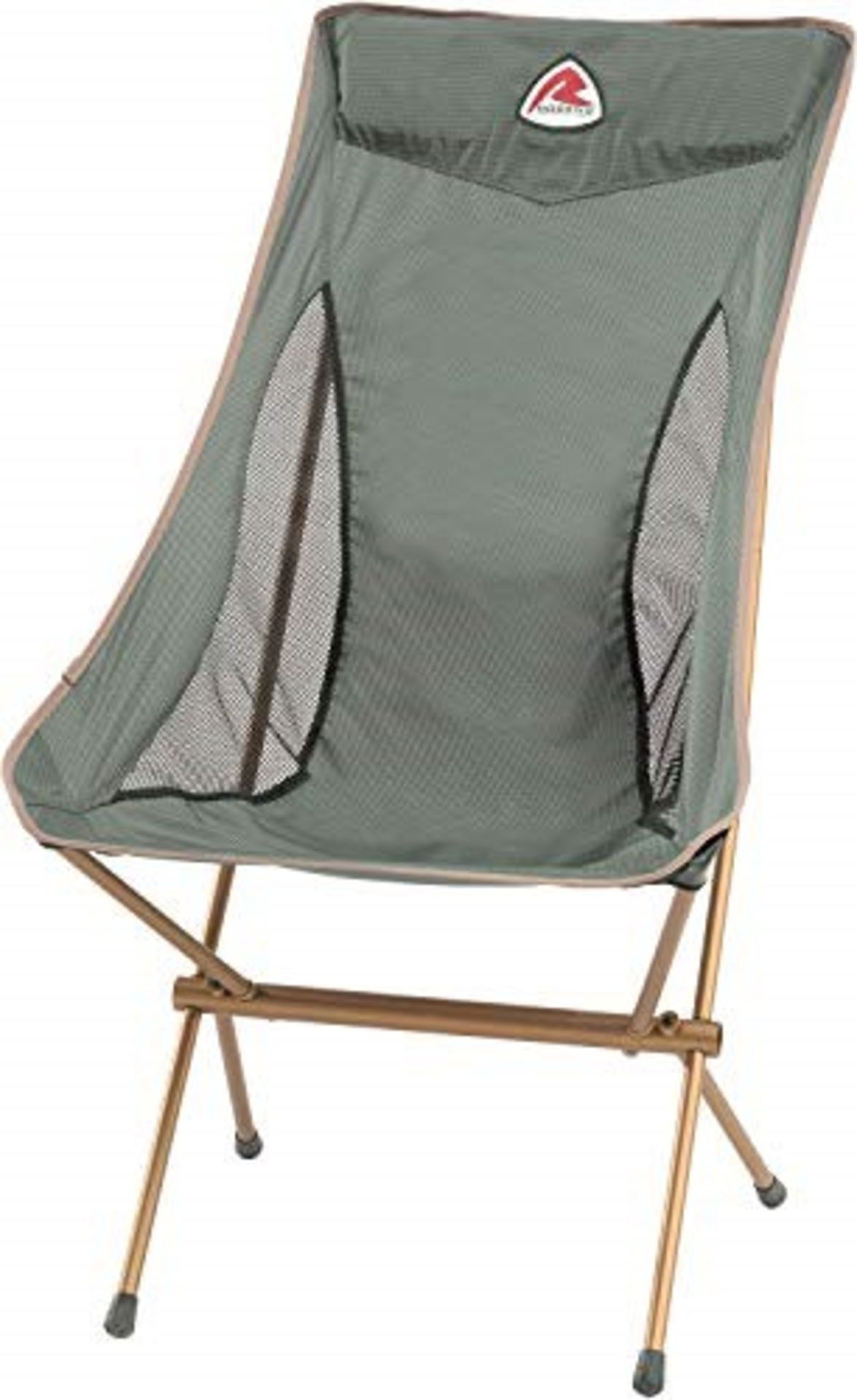 ROBENS Folding Chair, Polyester, Gray, 55 x 69 x 100 cm