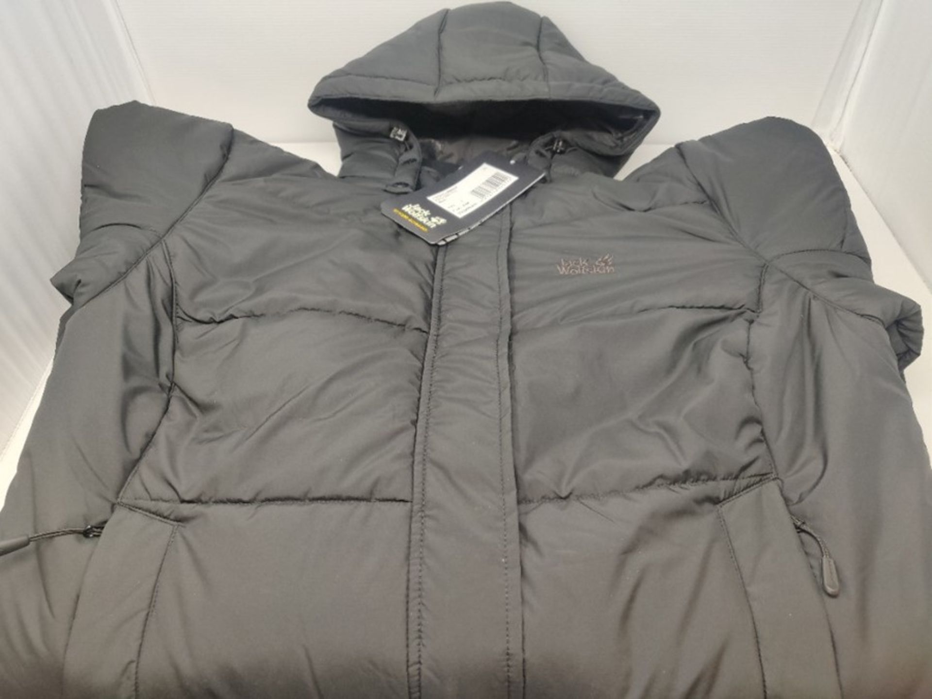 RRP £159.00 Jack Wolfskin Damen Iceguard Mantel, Schwarz (Black), XL - Image 2 of 2