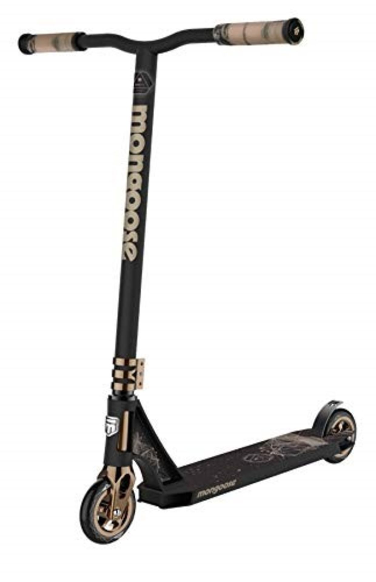 RRP £78.00 Mongoose Rise 110 Expert Youth Freestyle Stunt Scooter, High Impact PU Wheels, Bike-St