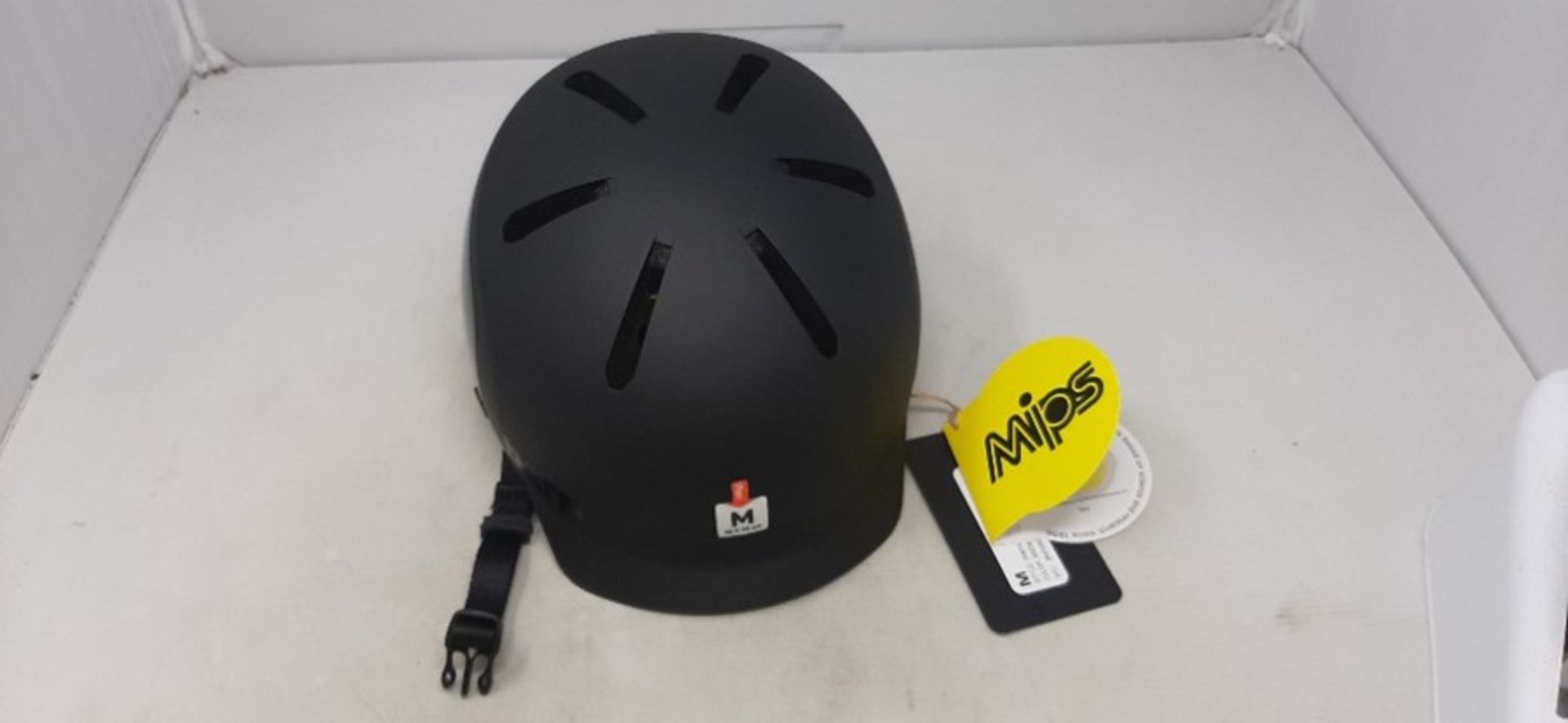 RRP £76.00 Bern Unisex's WATTS 2.0 MIPS Cycling Helmet, Matte Black, MED - Image 3 of 3