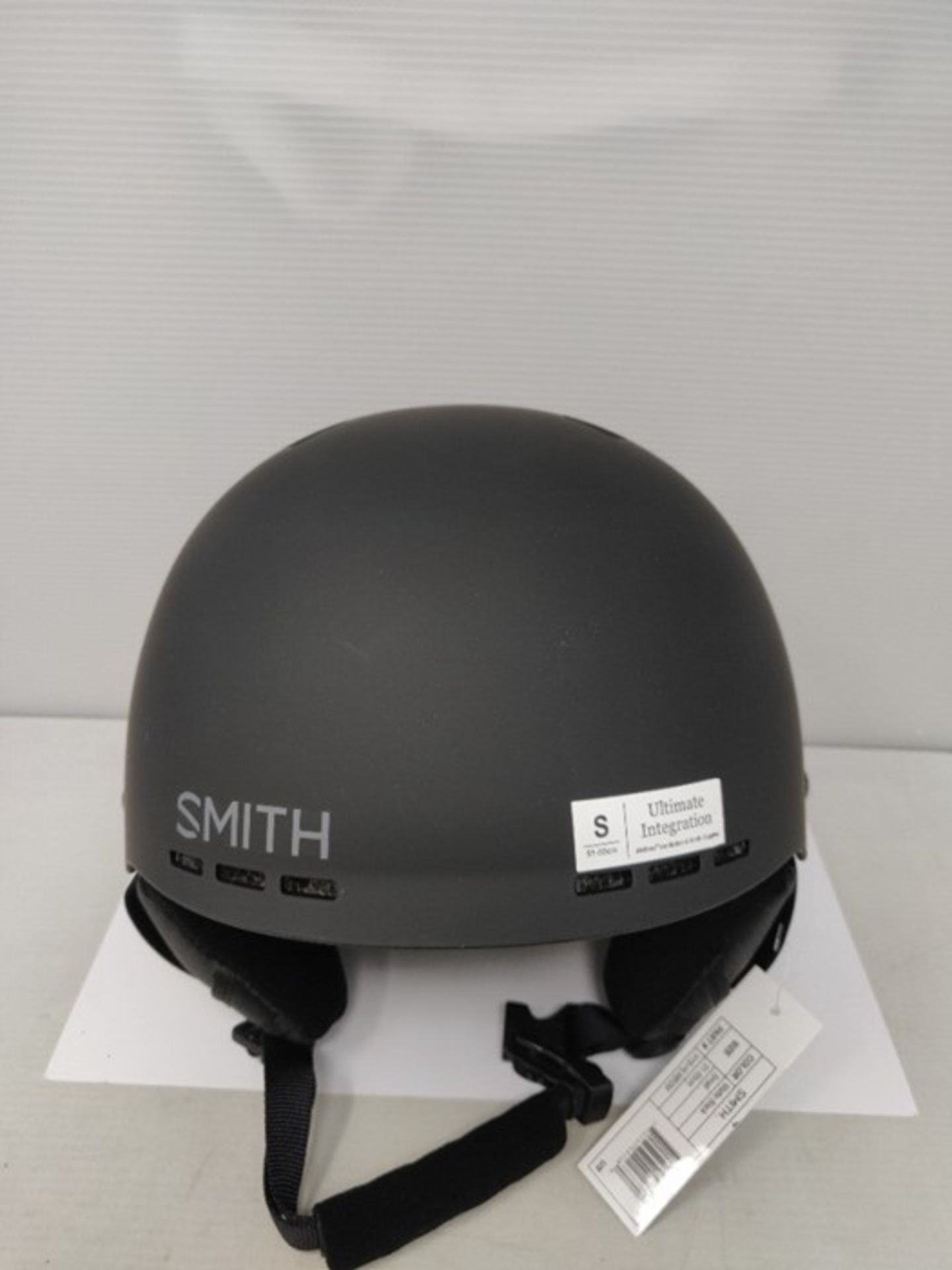 Smith Holt 2 Men's Outdoor Ski Helmet available in Matte Black - Size 51 - 55 - Image 3 of 3