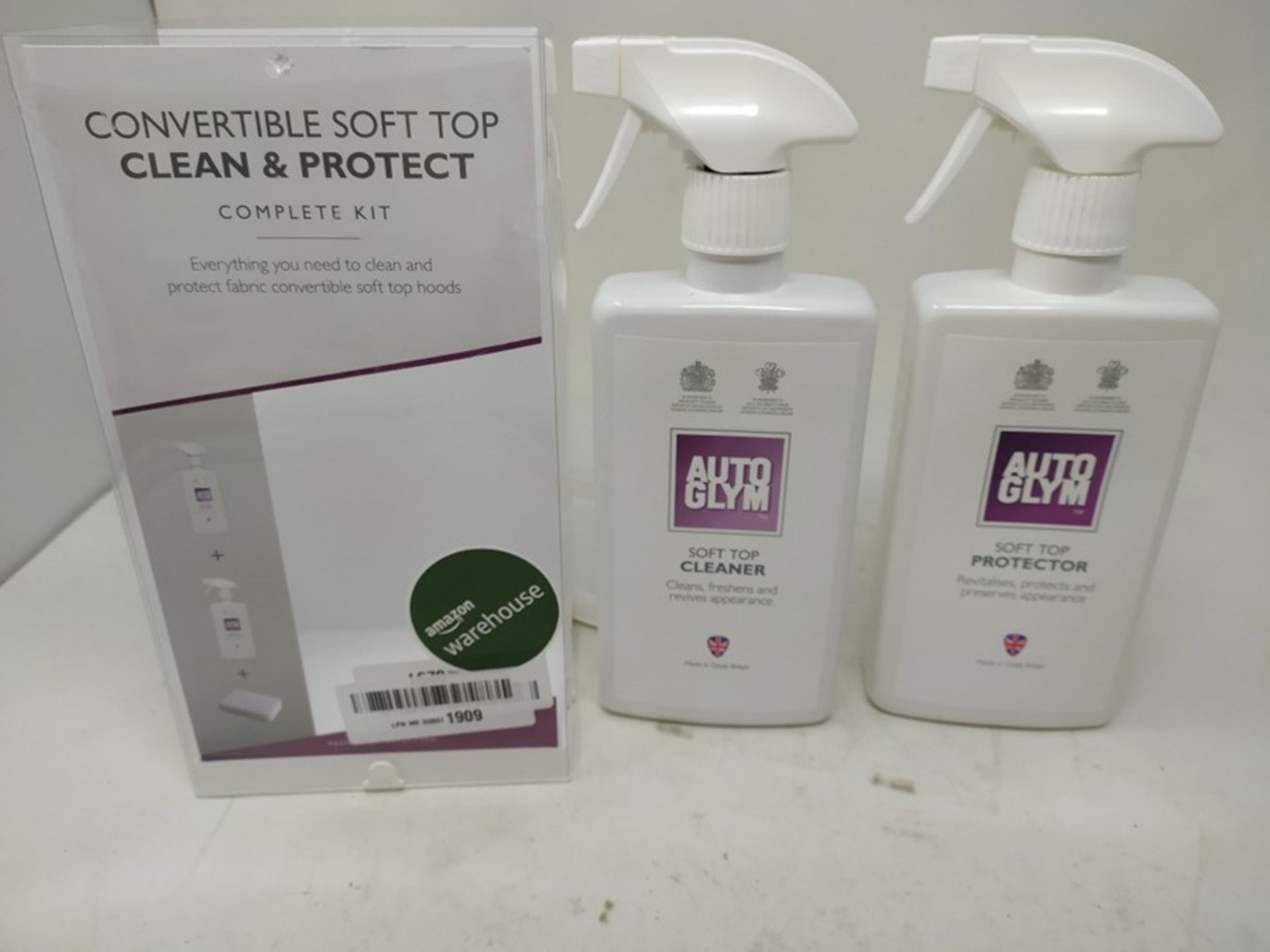 Autoglym AG 255003 Convertible Soft Top Clean & Protect Complete Kit - Image 2 of 2