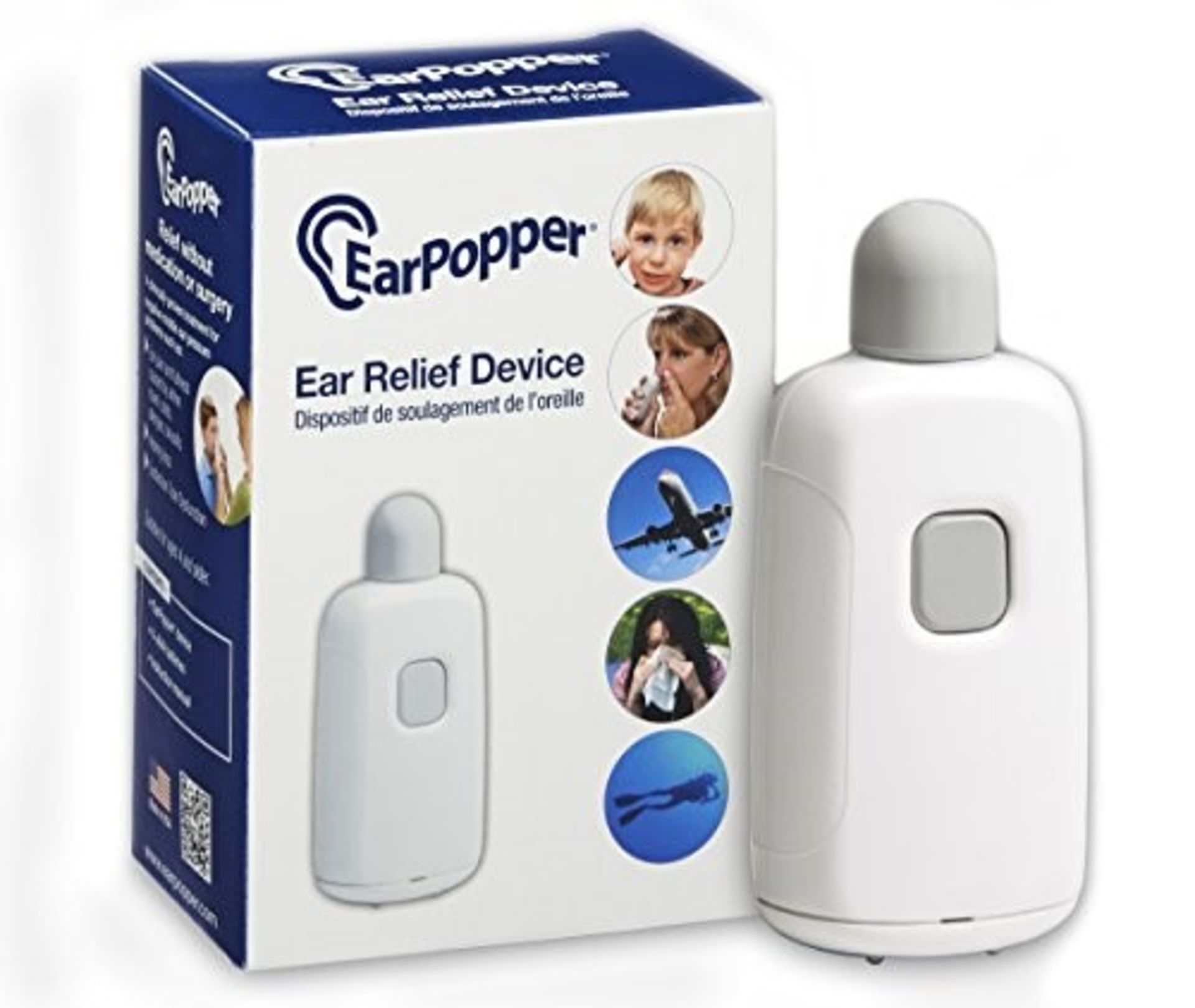 RRP £81.00 EarPopper Home Version - Ear Pressure Relief Device