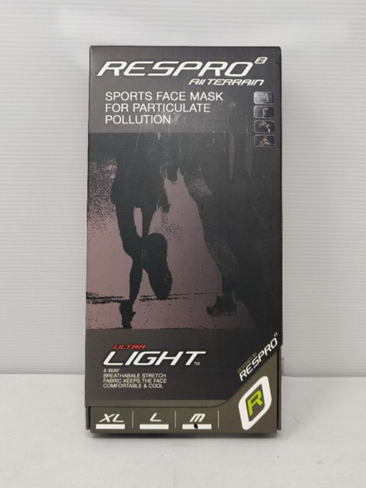 Respro Ultralight Mask Black - M - Image 2 of 3