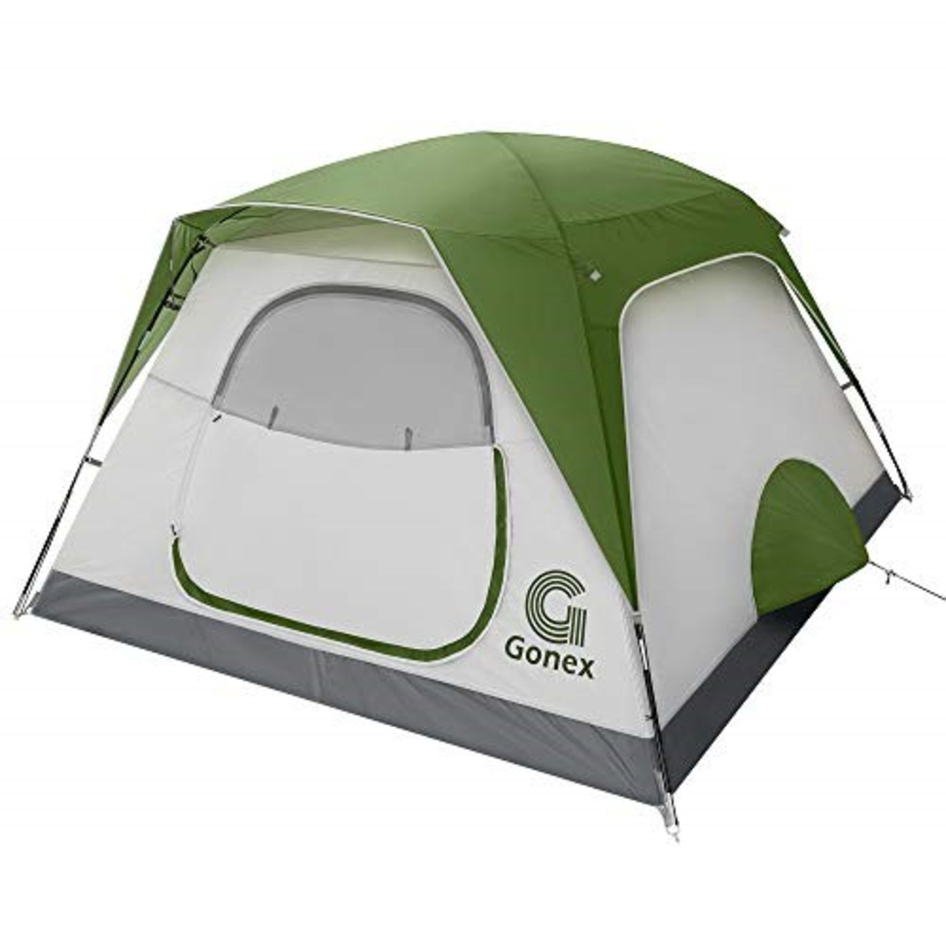 RRP £80.00 Gonex Camping Tent, 6 Person Pop Up Instant Tent for Family, Waterproof Easy Set Up Li