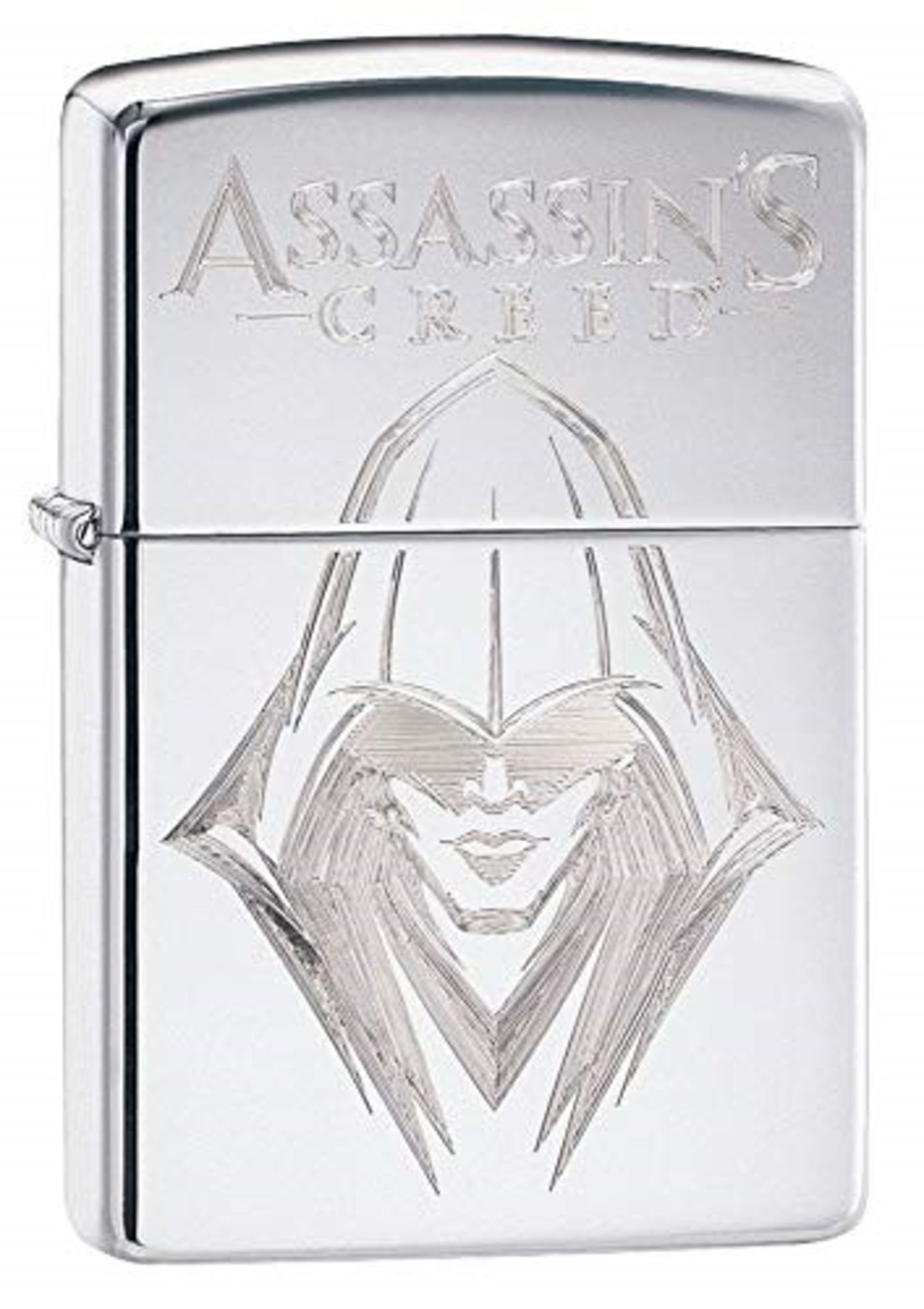 Zippo Unisex's ASSASSIN'S CREED, EZIO Windproof Lighter, Chrome, regular