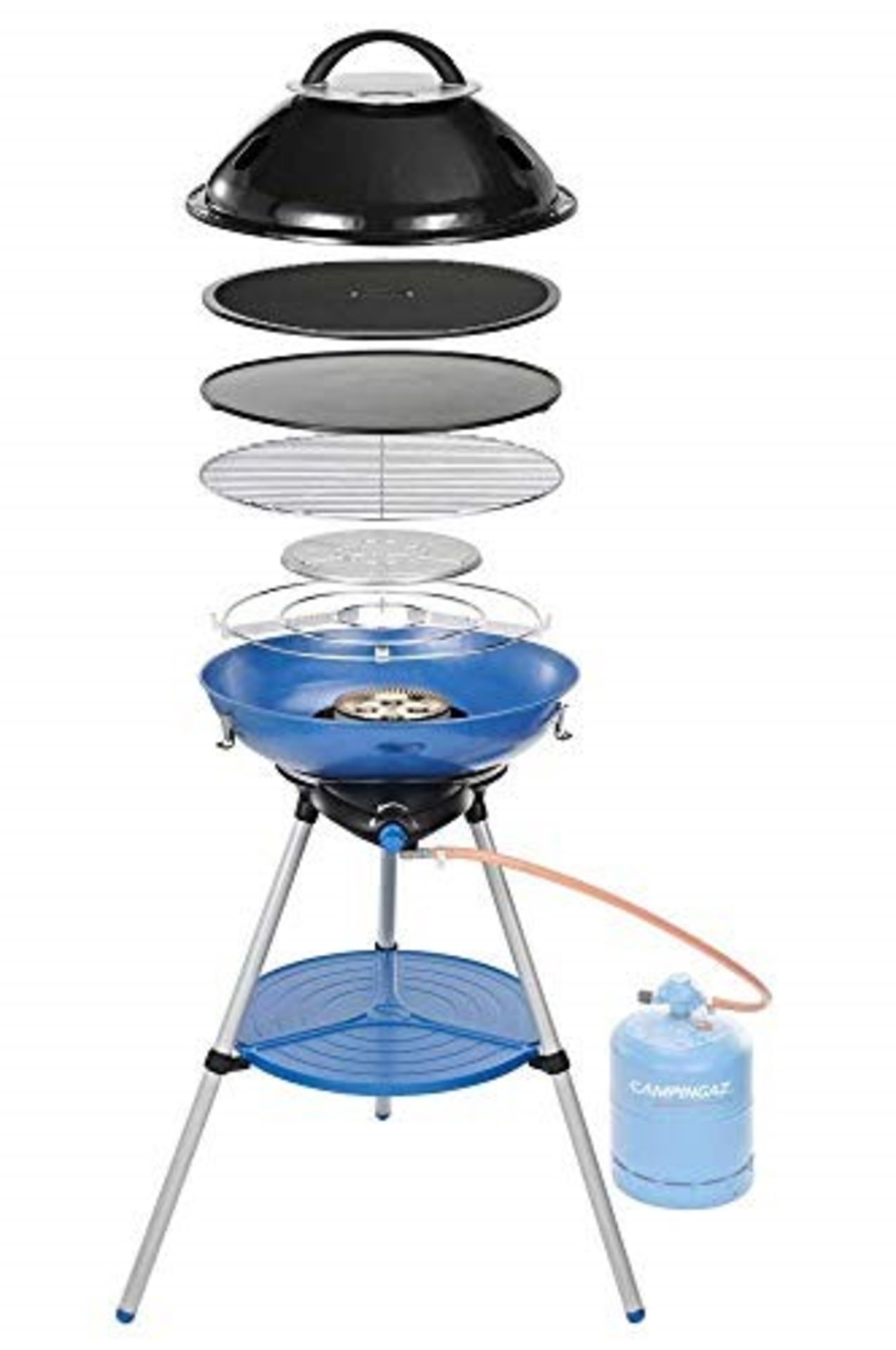 RRP £177.00 Campingaz Party Grill 600 Camping Stove, All in One portable Camping BBQ