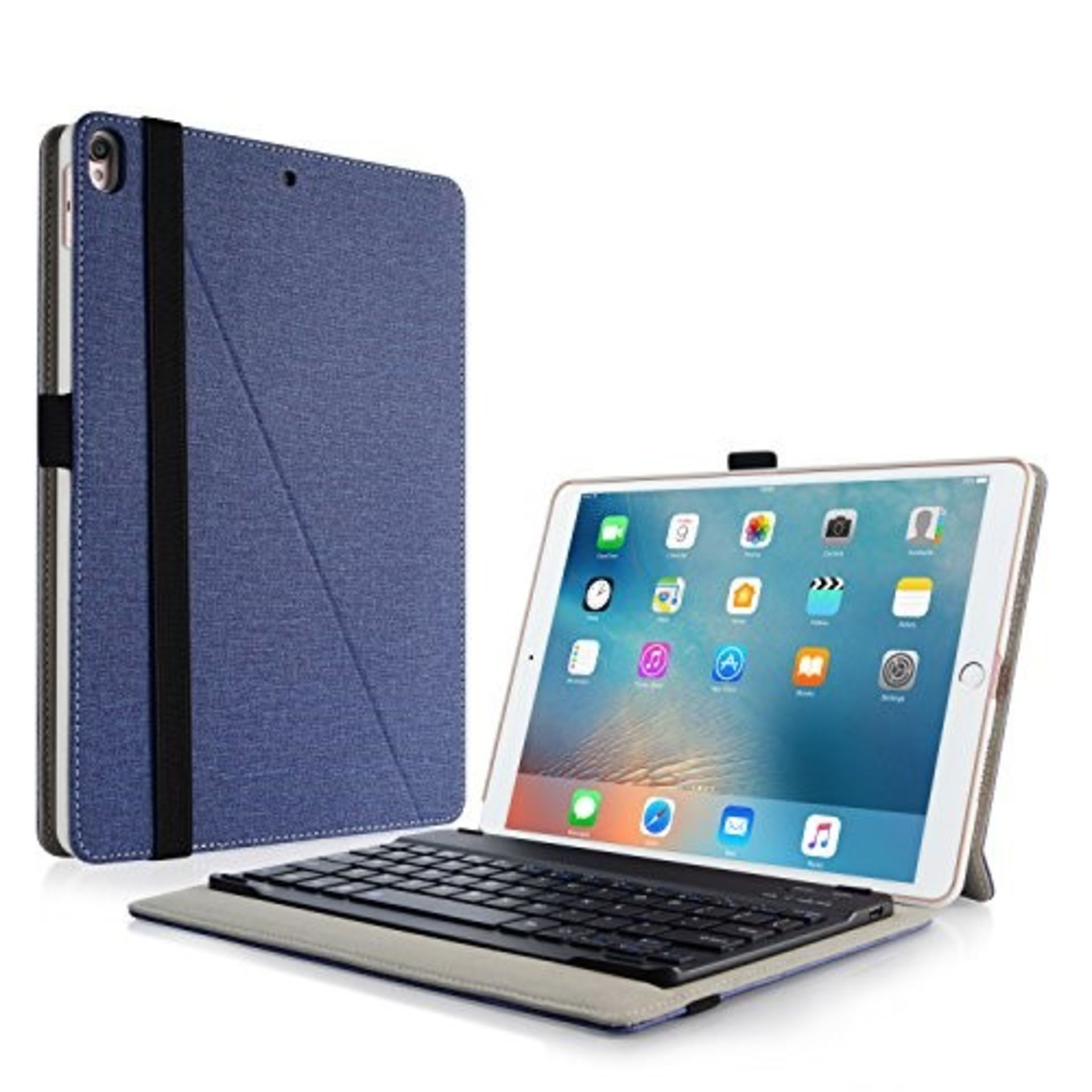 INFILAND Keyboard Case for iPad Pro 10.5 2017, iPad Air 3 2019(10.5), Ultra Slim Case