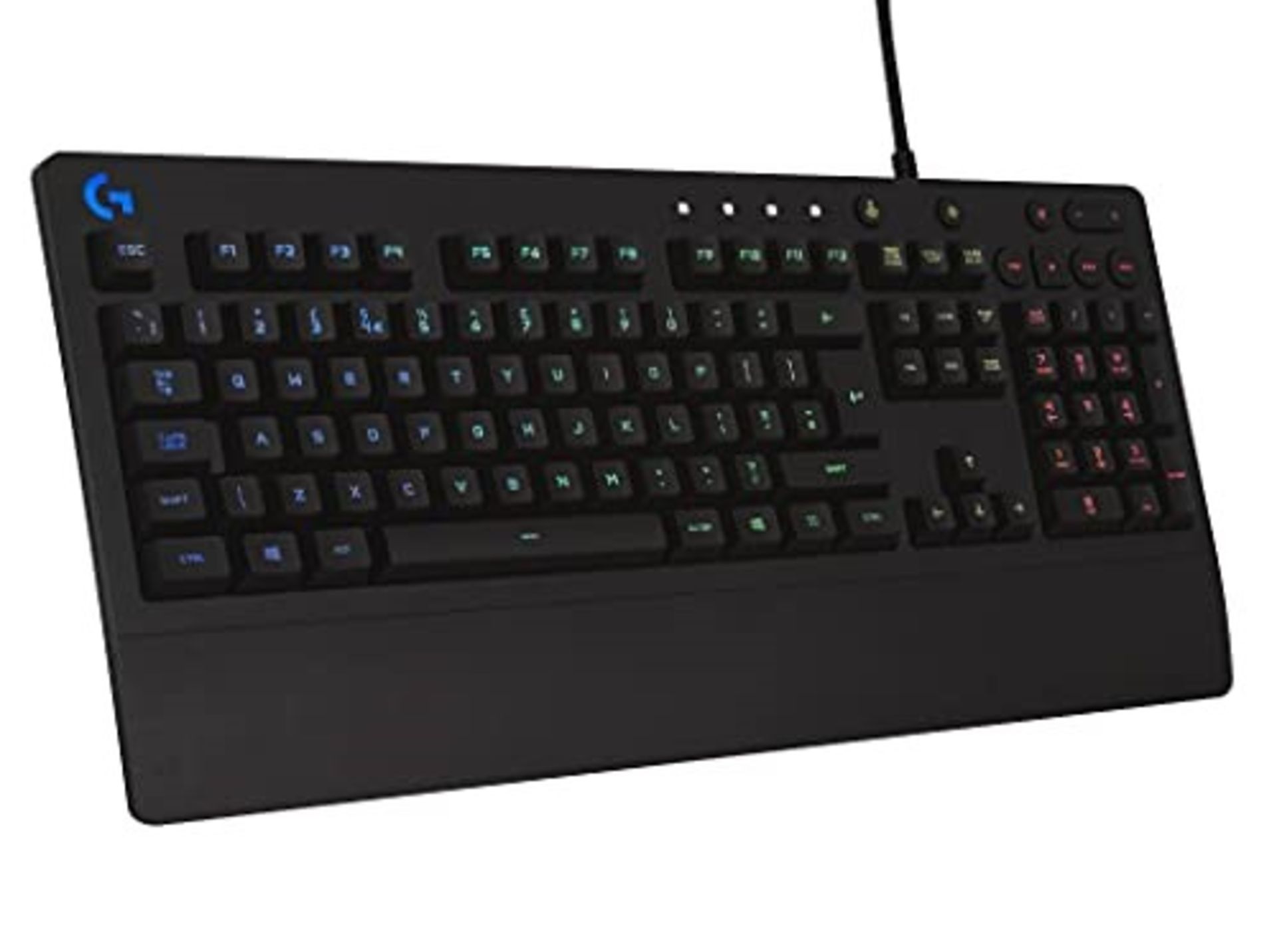 Logitech G213 Prodigy Gaming Keyboard, LIGHTSYNC RGB Backlit Keys, Spill-Resistant, Cu