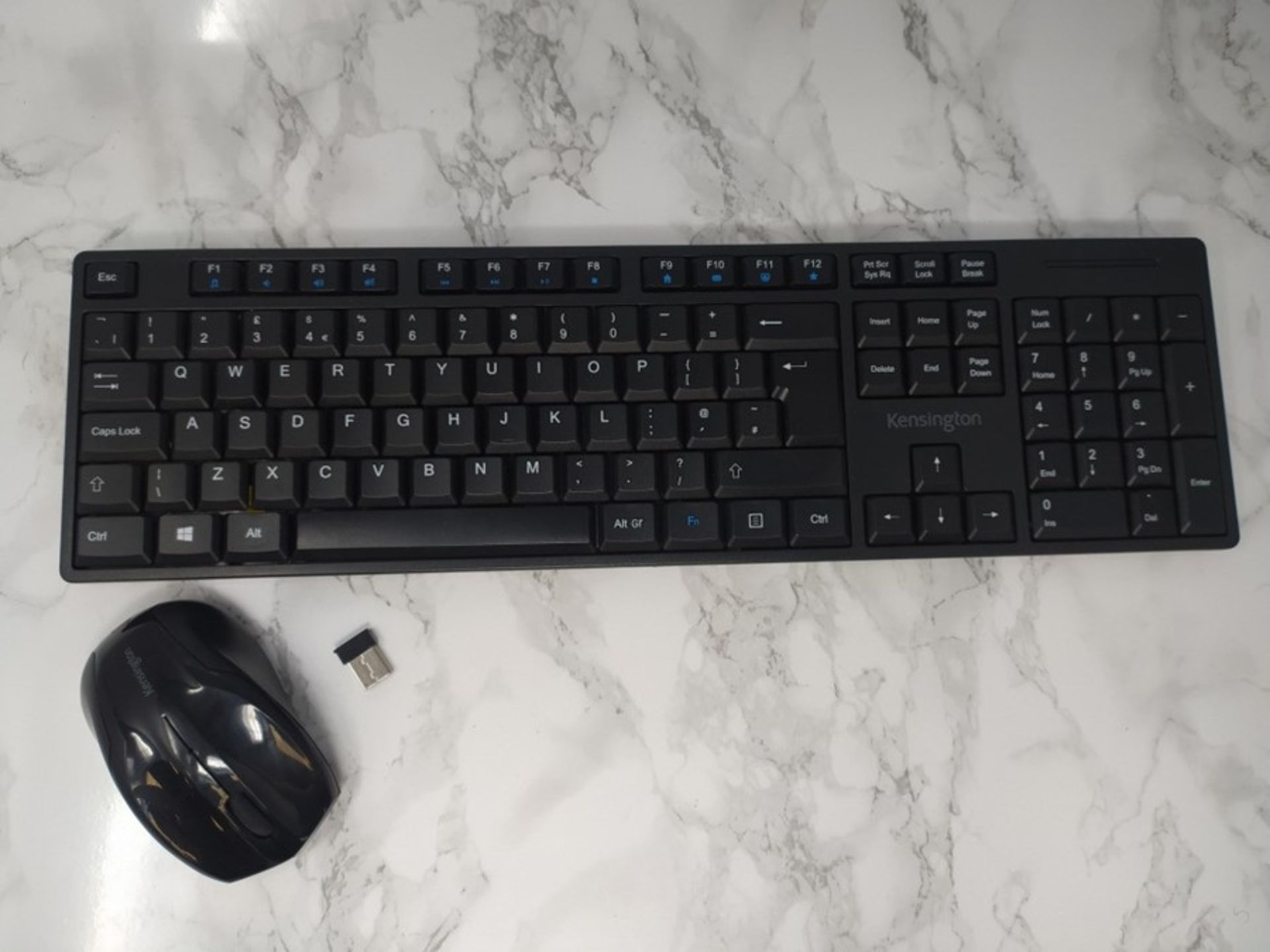 Kensington Pro Fit Low-Profile Wireless Keyboard and Mouse Set Desktop, Multimedia Key - Image 2 of 2