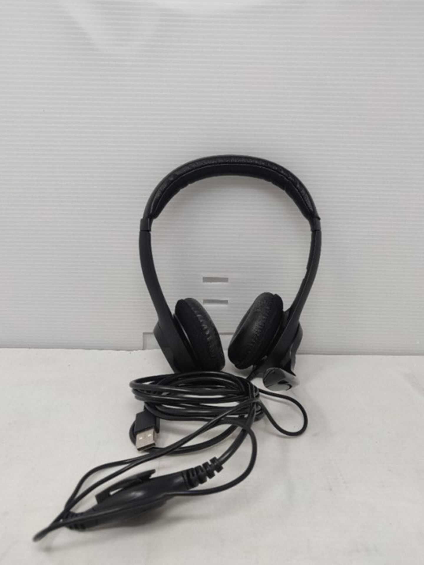 Logitech H390 Wired Headset, Stereo Headphones with Noise-Cancelling Microphone, USB, - Image 2 of 2