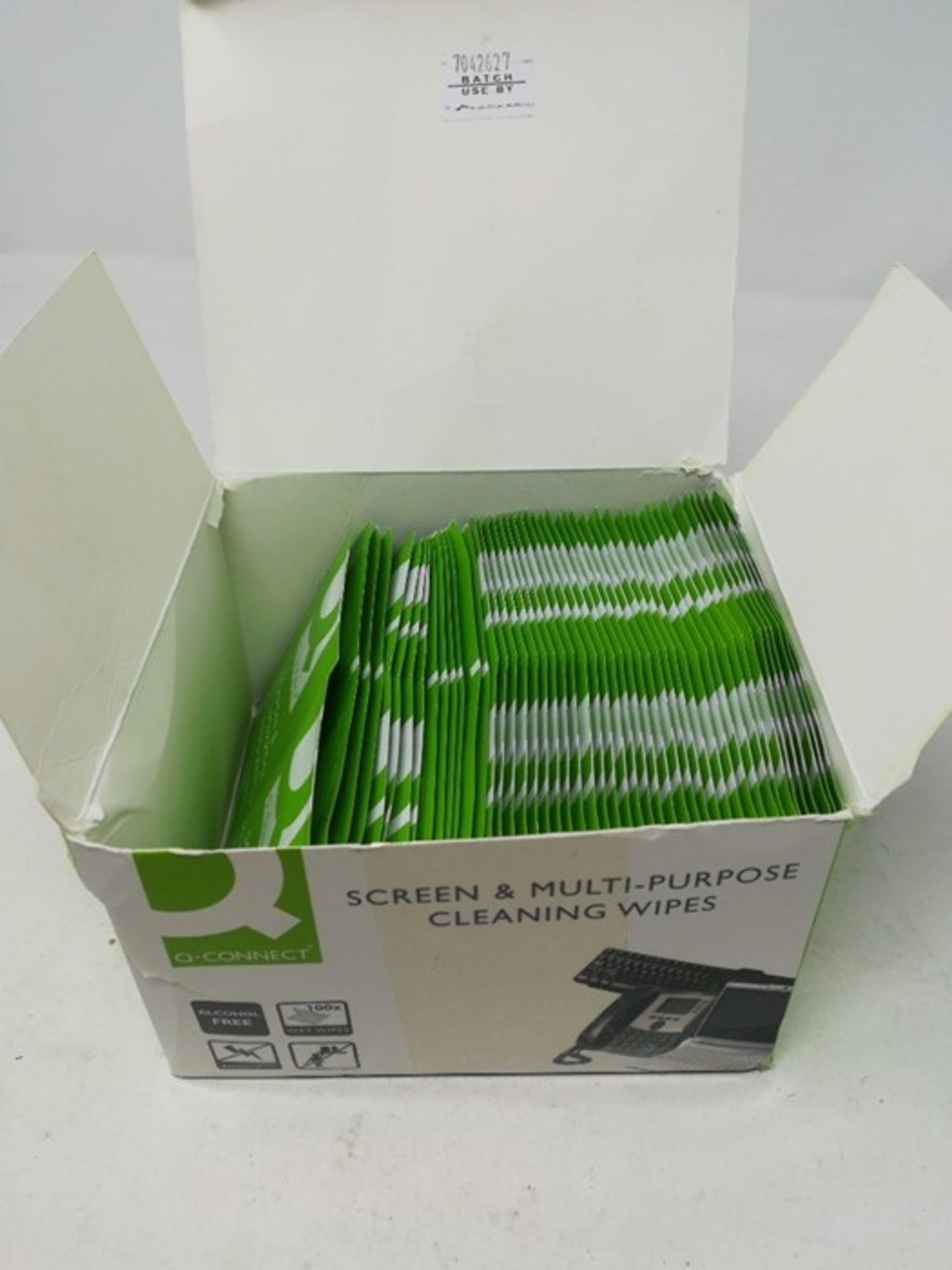 Q Connect Screen and Multi-Purpose Wipes (Originally Pack of 100) - Image 2 of 2