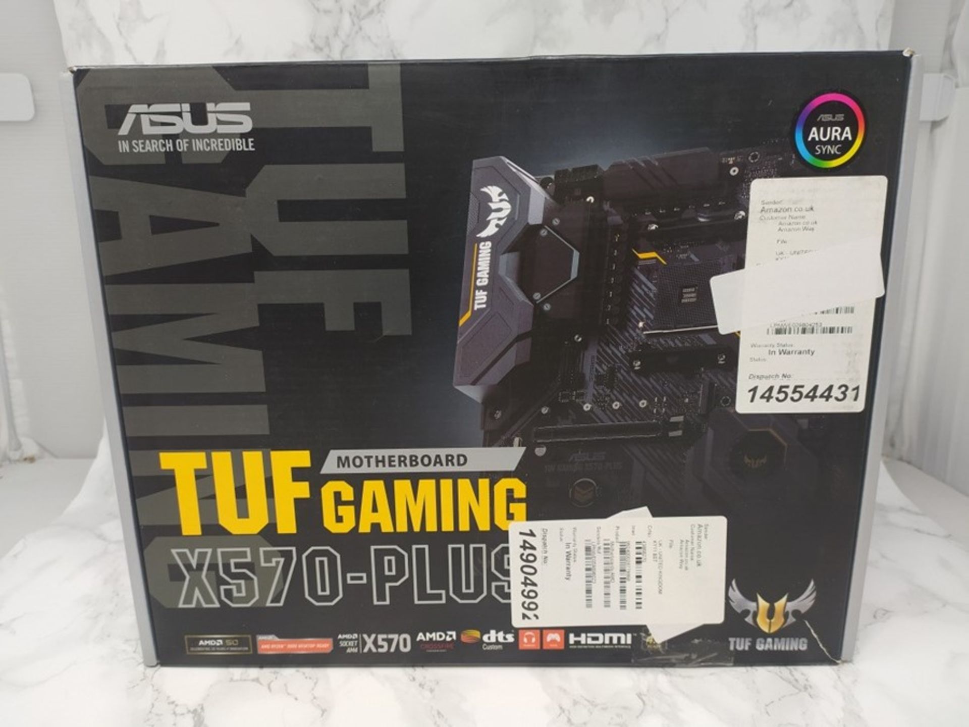 RRP £181.00 ASUS TUF Gaming X570-Plus ATX Motherboard, AMD Socket AM4, Ryzen 3000, 12+2 Dr. MOS, P - Image 2 of 3