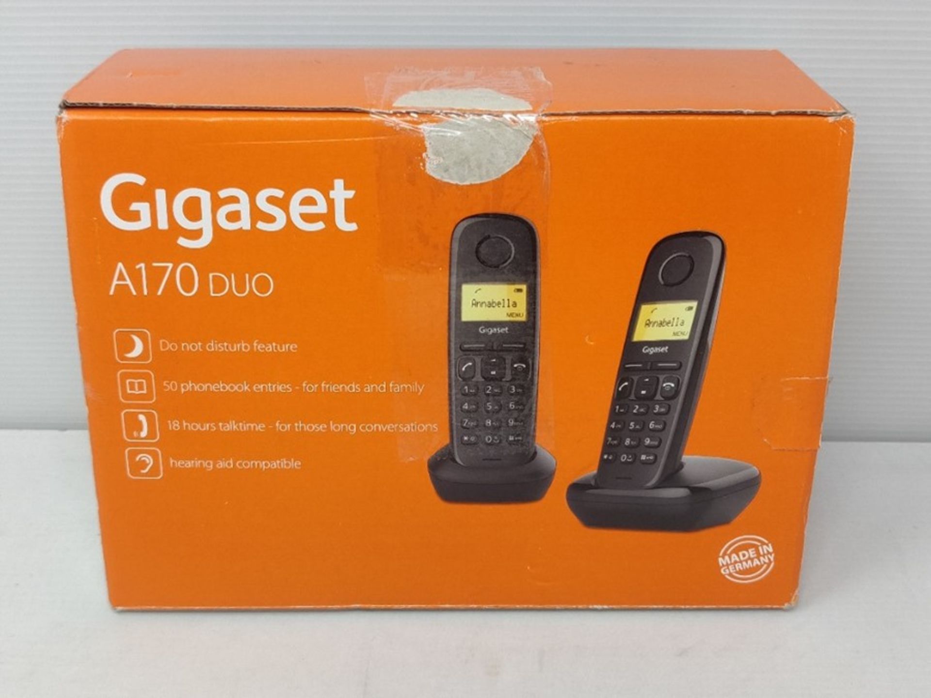 Gigaset A170 DUO - Basic Cordless Home Phone with Big Display and Energy-Saving ECO DE - Image 2 of 3