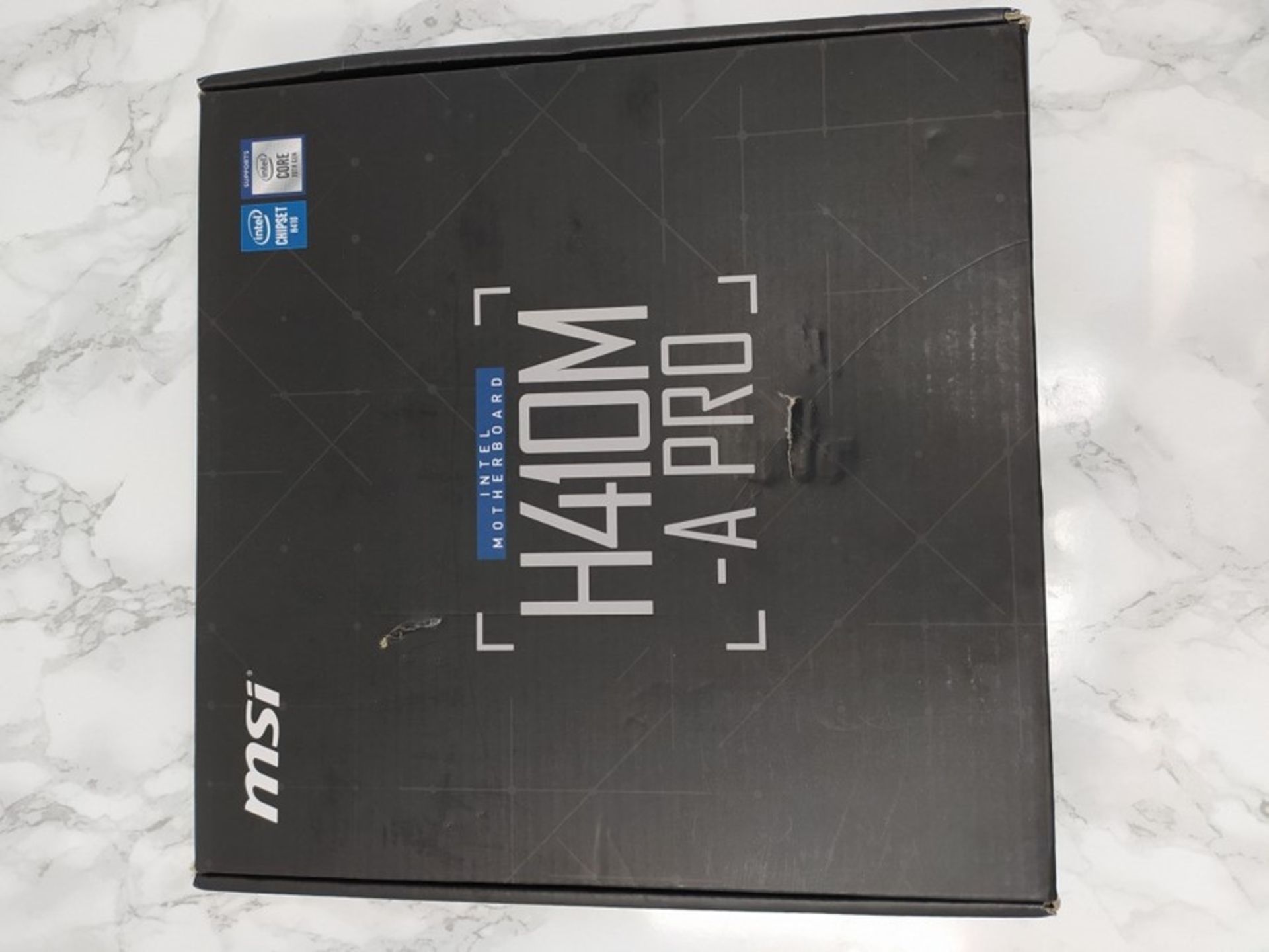 RRP £72.00 MSI H410M-A PRO mATX Motherboard (10th Gen Intel Core, LGA 1200 Socket, DDR4, USB 3.2 - Image 2 of 3