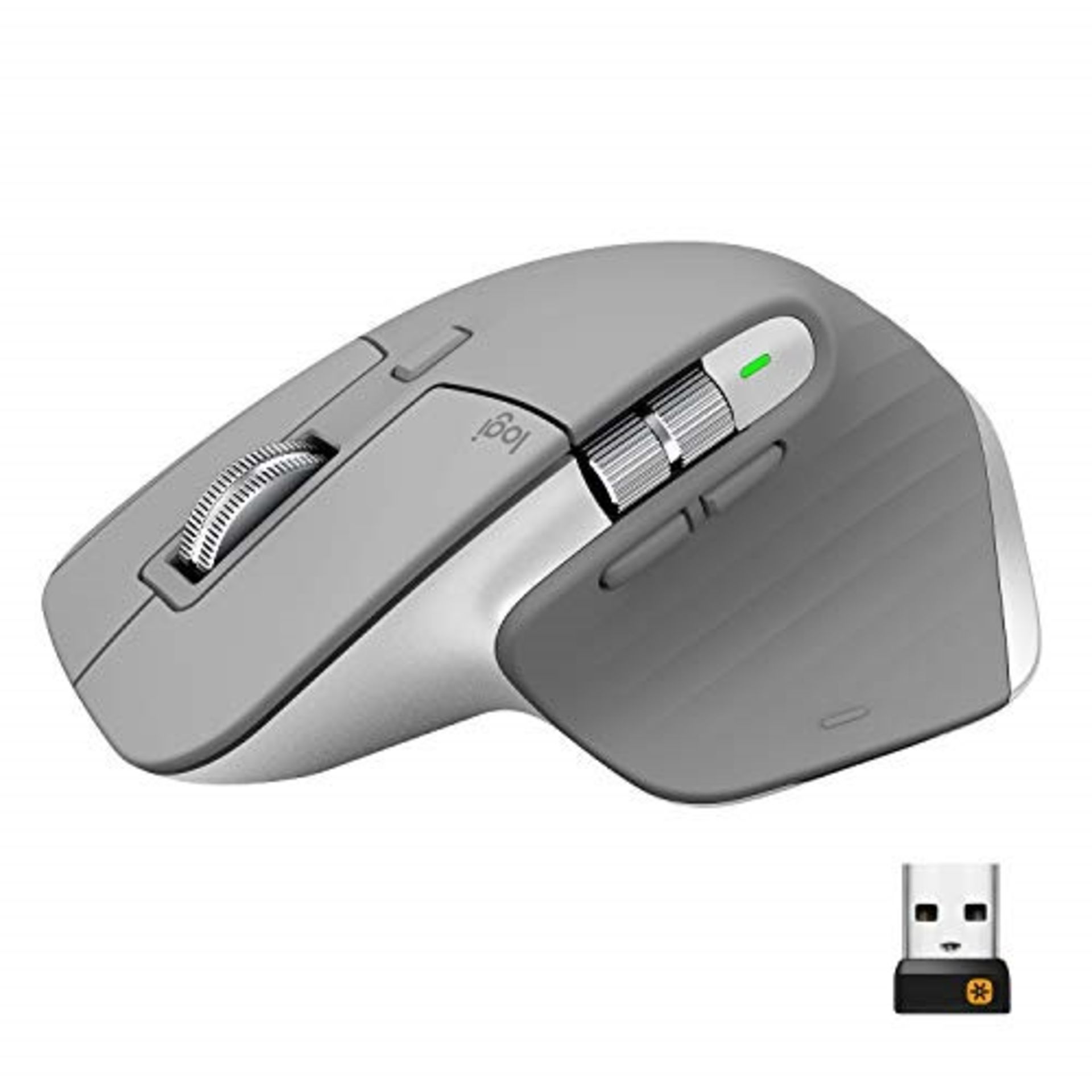 RRP £85.00 Logitech MX Master 3 Advanced Wireless Mouse, Bluetooth or 2.4GHz USB Receiver, Ultraf