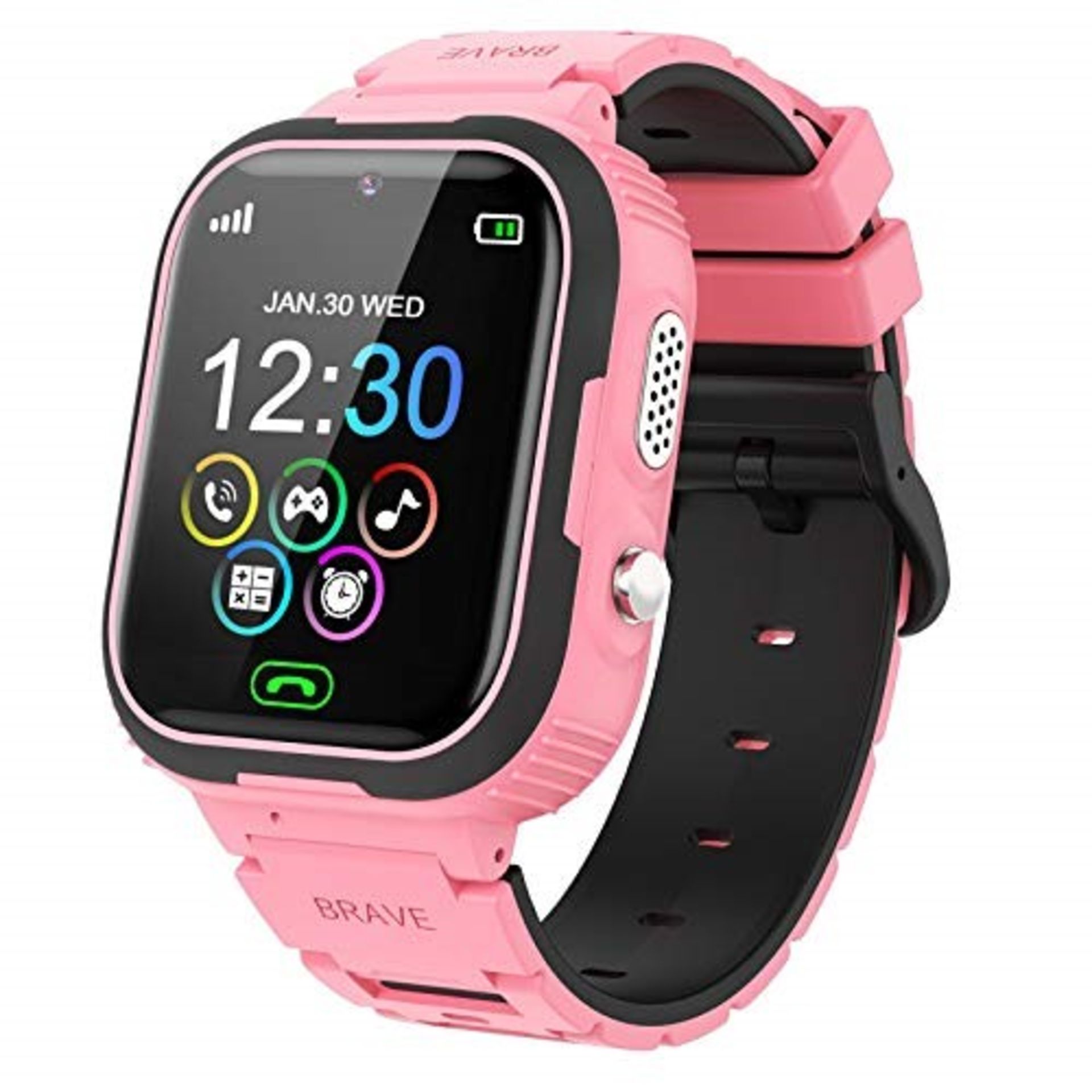 PTHTECHUS Kids Smart Watch Phone, Touch Screen Smartwatch wich Digital Camera, Two-way