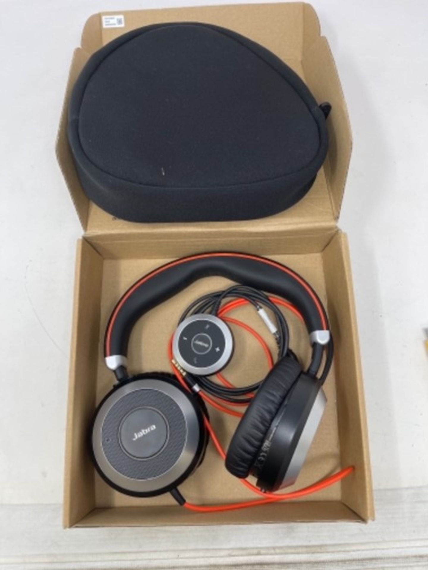 RRP £216.00 Jabra Evolve 80 UC Wired Stereo Over-Ear Headset  Unified Communications Optimised - Image 2 of 2