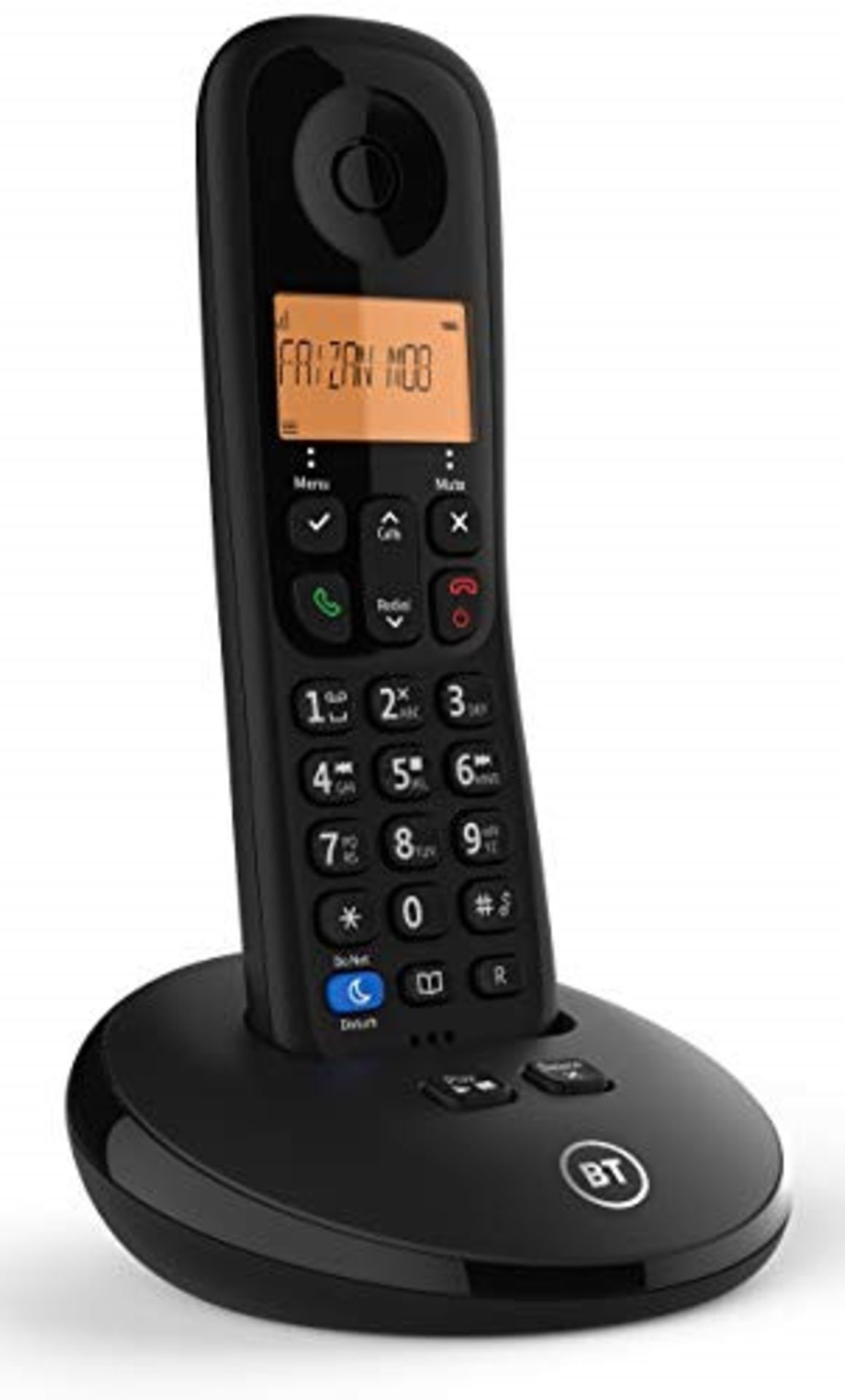 BT Everyday Cordless Home Phone with Basic Call Blocking and Answering Machine, Single