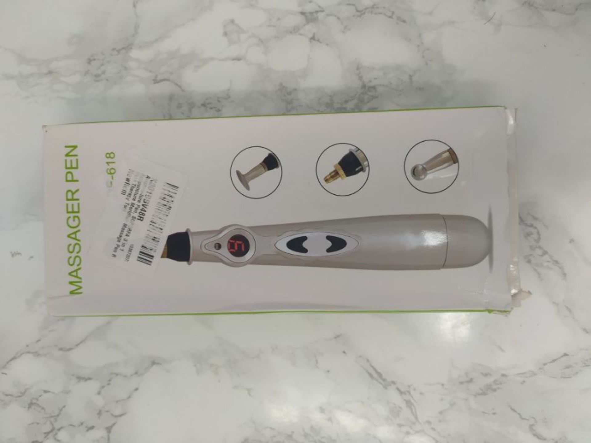 Acupuncture Pen, SUPERFA 3 in 1 Acupuncture Meridian Massage Pen Relief Pain Therapy T - Image 2 of 3