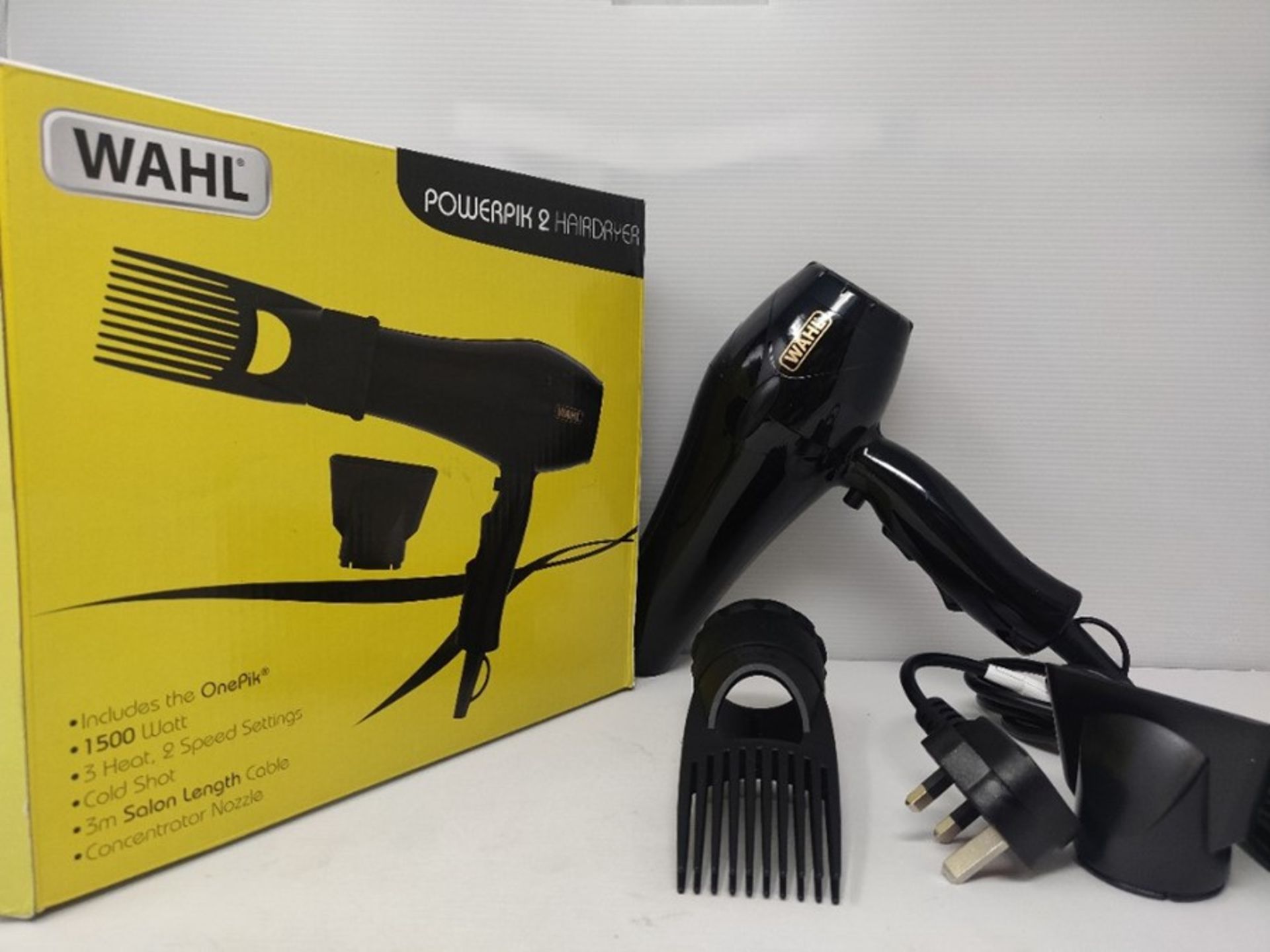 Wahl Hairdryers for Women Powerpik 2 Hair Dryer with Pik Attachment, Afro Hairdryer - Image 2 of 2