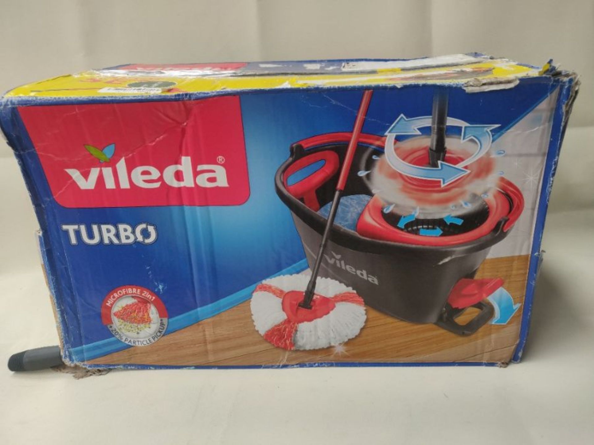 Vileda Turbo Microfibre Mop and Bucket Set - Bild 2 aus 3