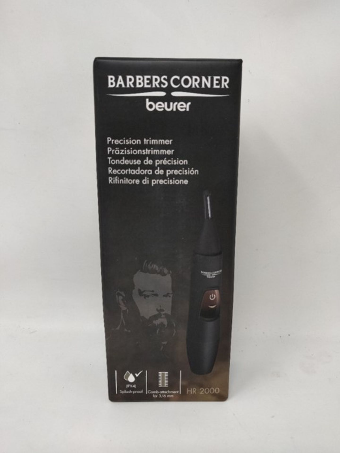 Beurer HR2000 Barbers Corner Precision Trimmer | Shape and Trim Your Eyebrows, Nose an - Image 2 of 2