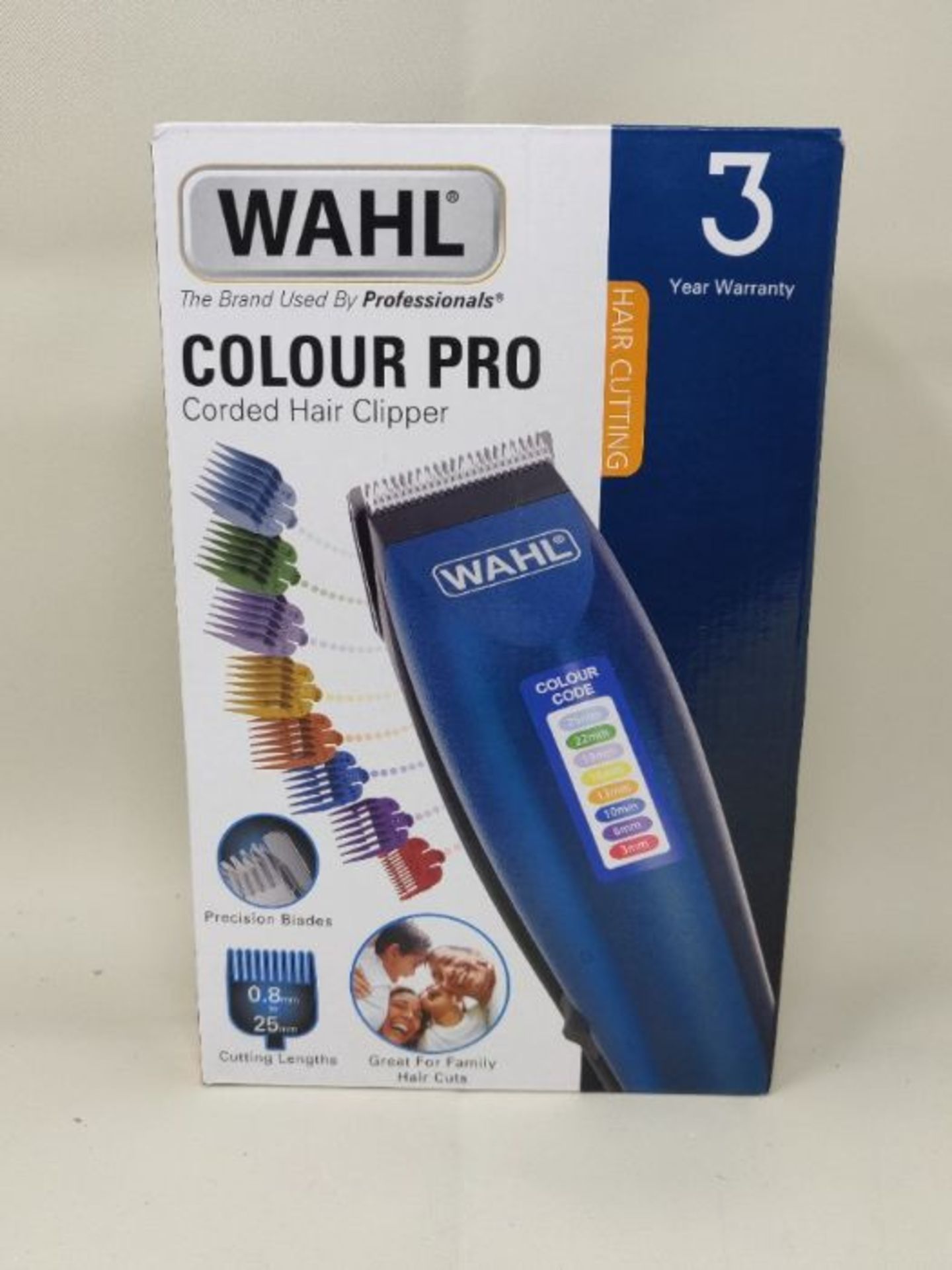 WAHL Hair Clippers for Men, Colour Pro Corded Clipper, Head Shaver, Men's Hair Clipper - Image 2 of 3