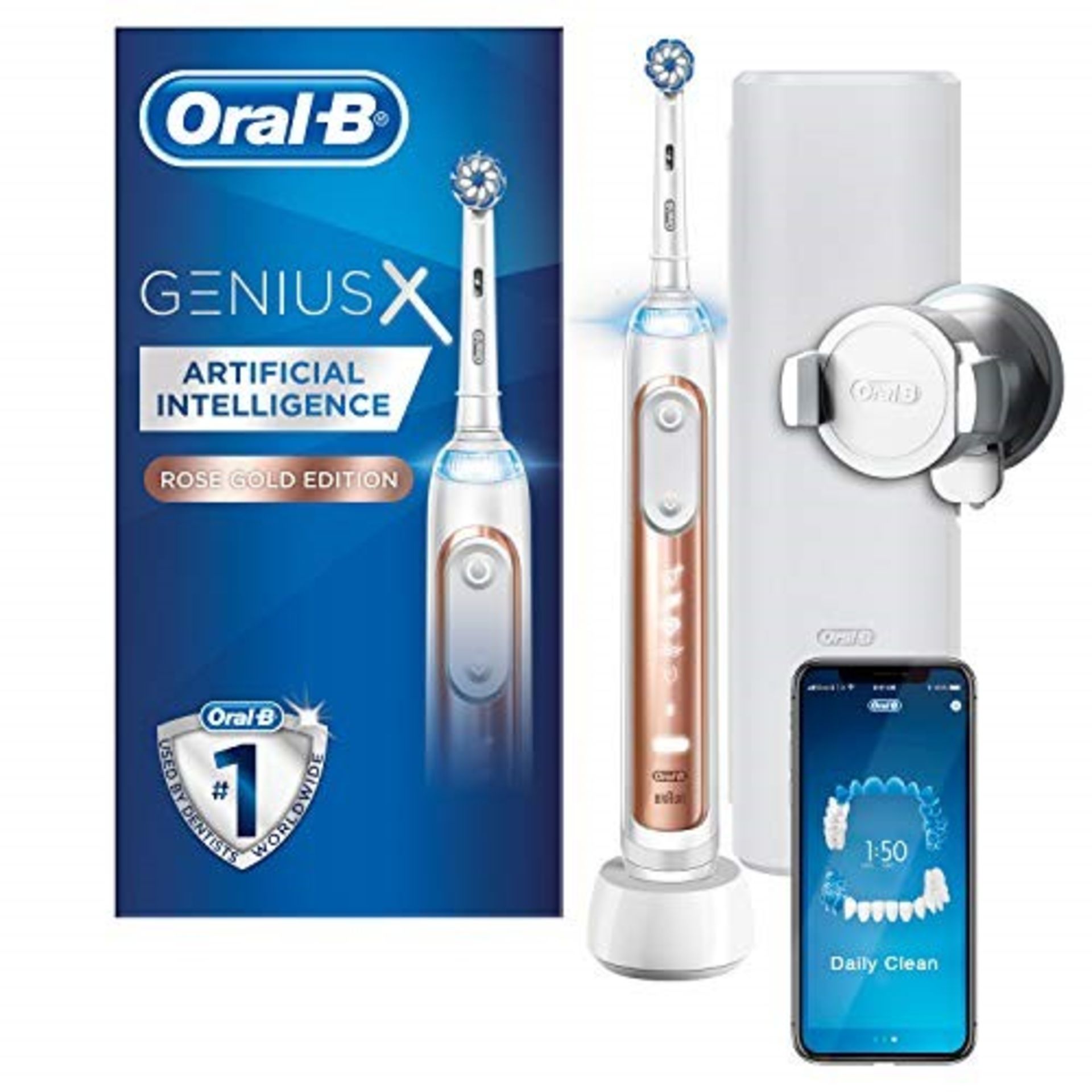 RRP £142.00 Oral-B Oral-B Genius X Luxe Edition mit künstlicher Intelligenz