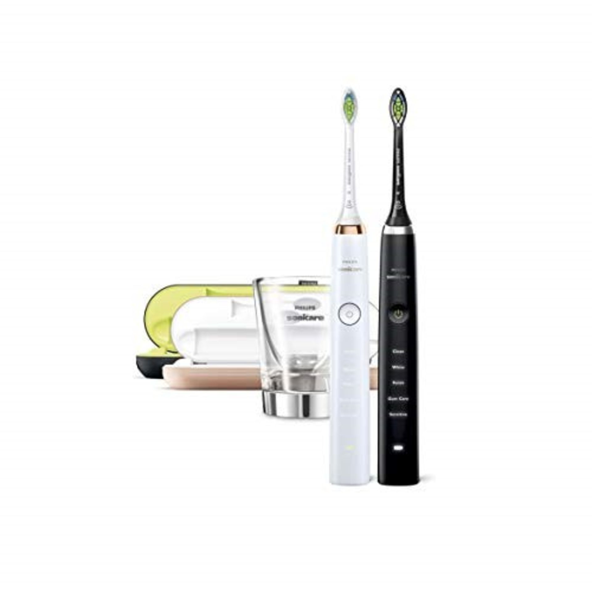 RRP £239.00 Philips Sonicare DiamondClean Electric Toothbrush Dual Handle Pack, with USB Charging