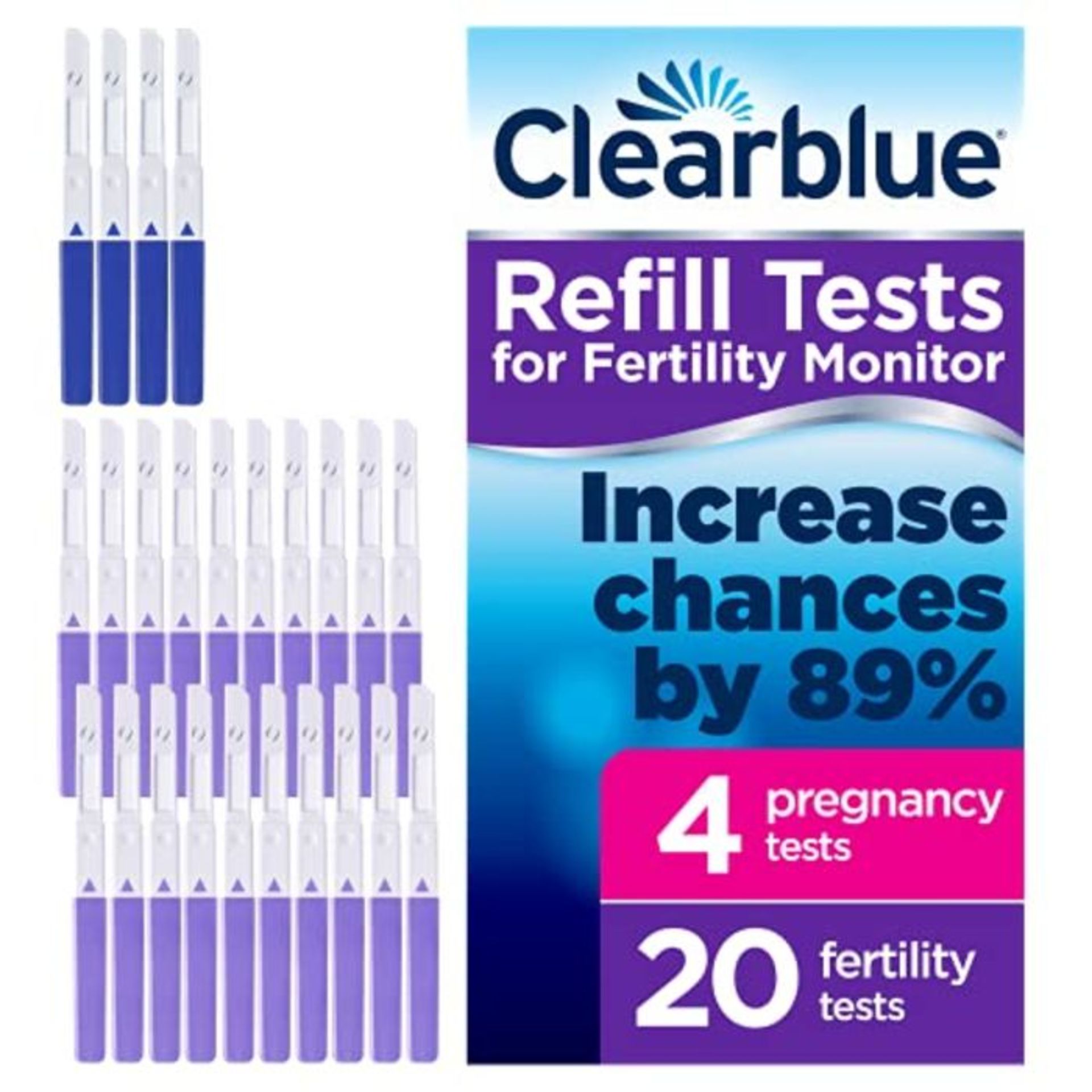 Clearblue Refill Pack For Advanced Fertility Monitor: 20 Fertility Tests For Ovulation