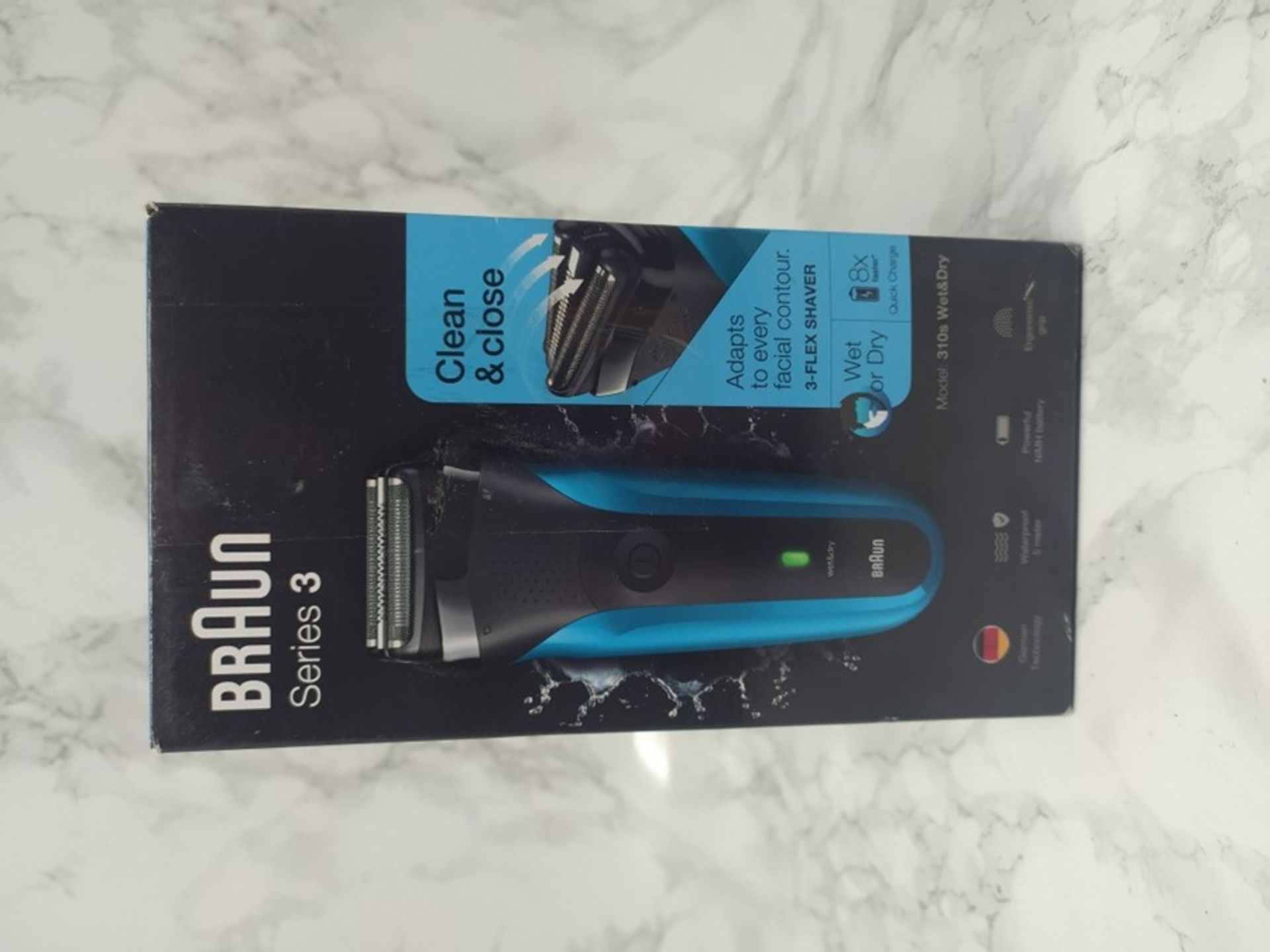 Braun Series 3 310s Wet and Dry Electric Shaver for Men/Rechargeable Electric Razor Gi - Bild 2 aus 3