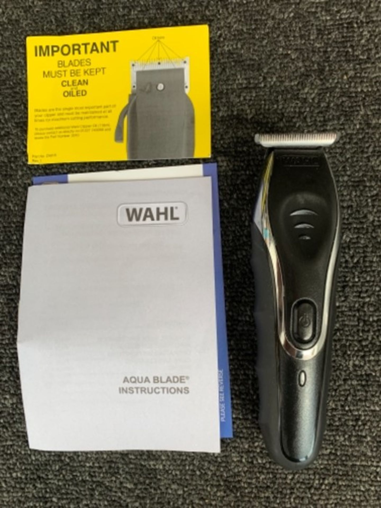 [INCOMPLETE] WAHL Beard Trimmer Men, Aqua Blade Hair Trimmers for Men, Stubble Trimmer - Bild 3 aus 3