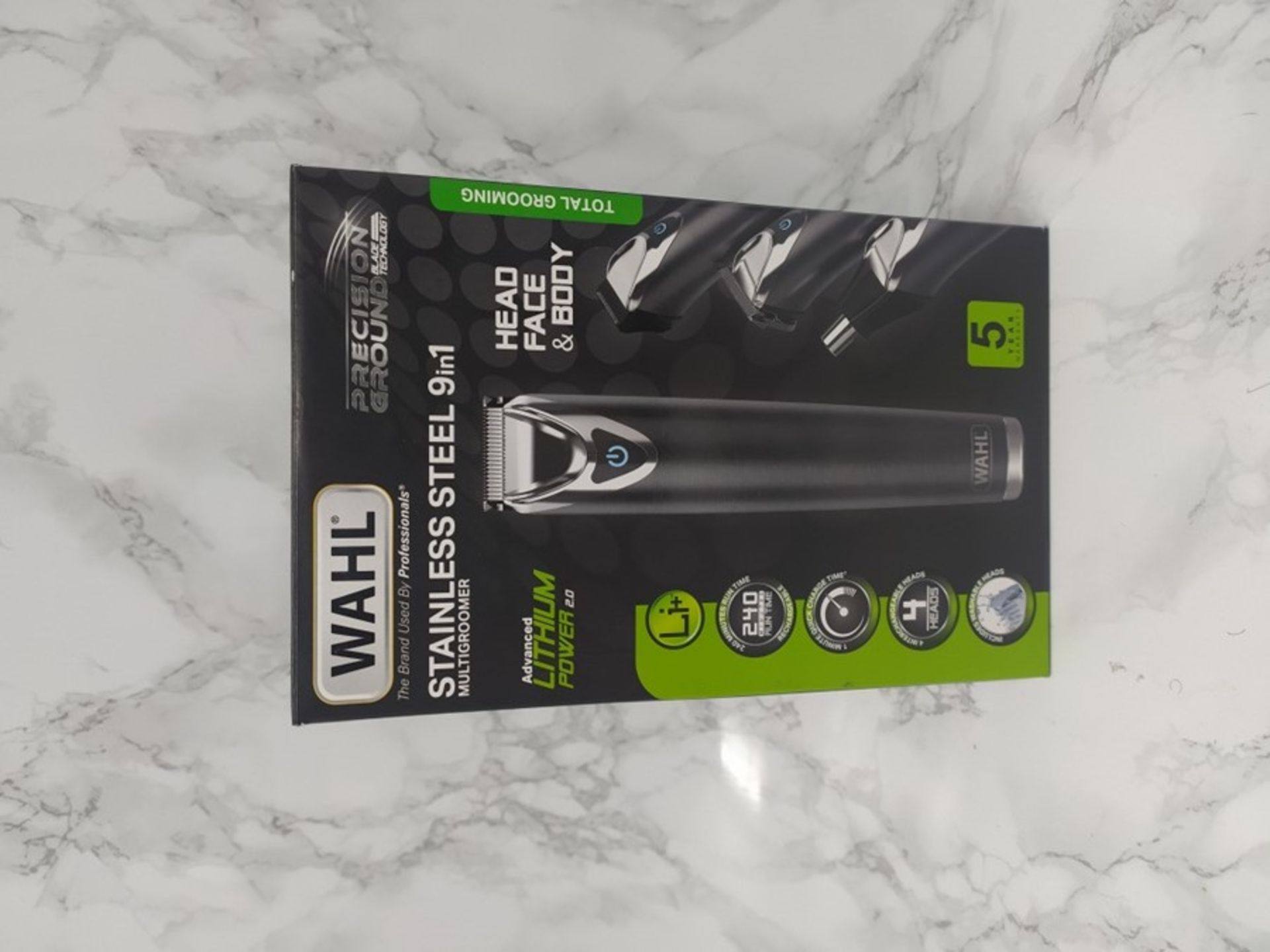 RRP £70.00 WAHL Hair Trimmer, Titanium Stainless Steel Multigroomer, Beard Trimmer for Men, Home - Bild 2 aus 3