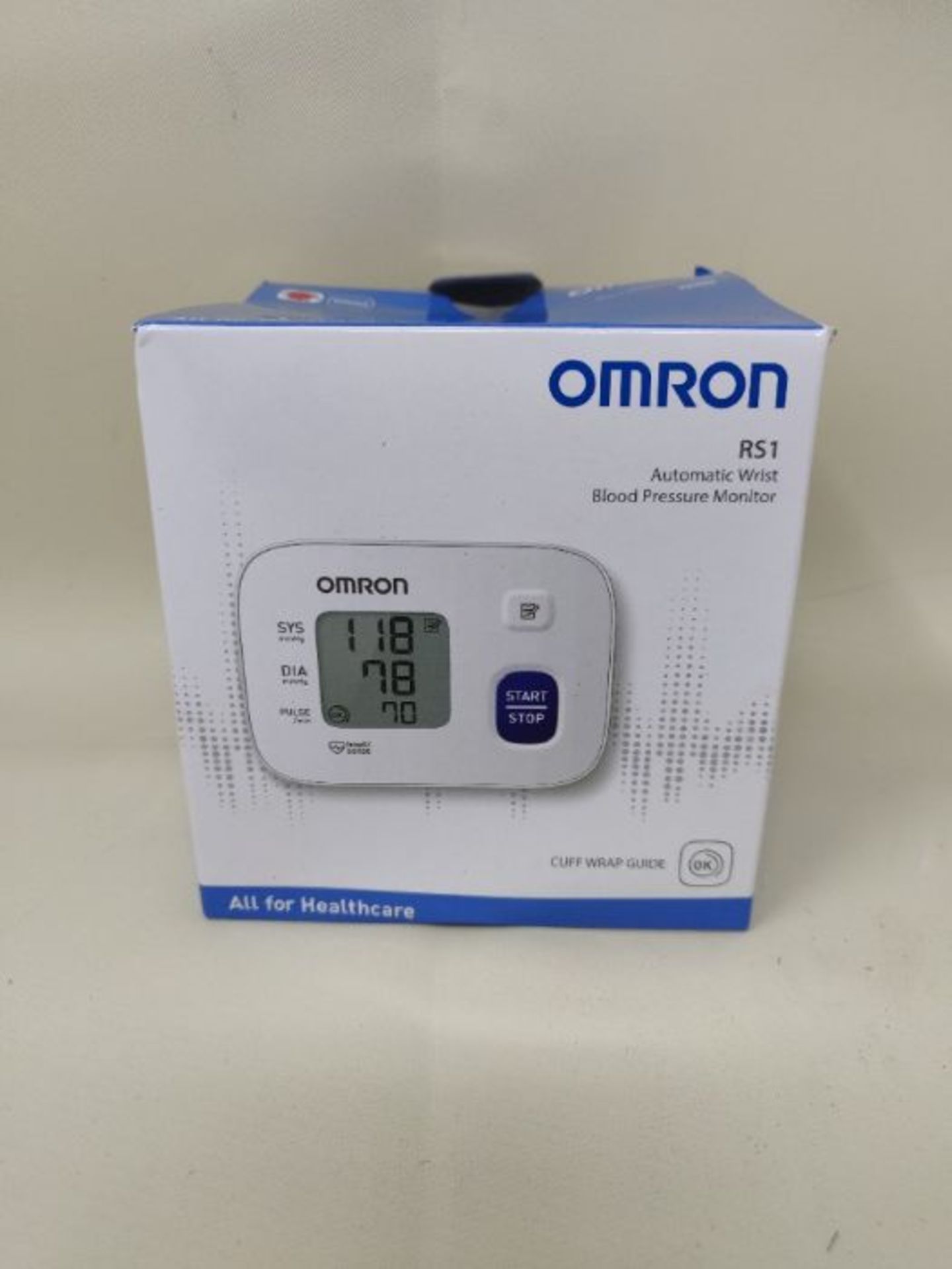 Omron RS1 Wrist Blood Pressure Monitor - At-home or portable blood pressure machine fo - Bild 2 aus 3
