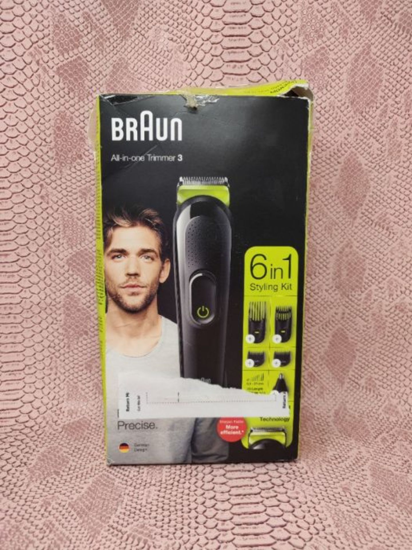 Braun 6-in-1 All-in-one Trimmer 3 MGK3221, Hair Clipper and Beard Trimmer with Lifetim - Image 2 of 3