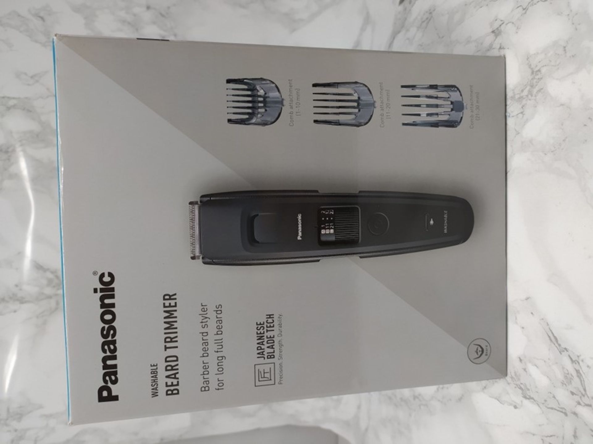 RRP £59.00 Panasonic ER-GB86 Wet & Dry Electric Beard Trimmer for Men with 58 Cutting Lengths - Bild 2 aus 3