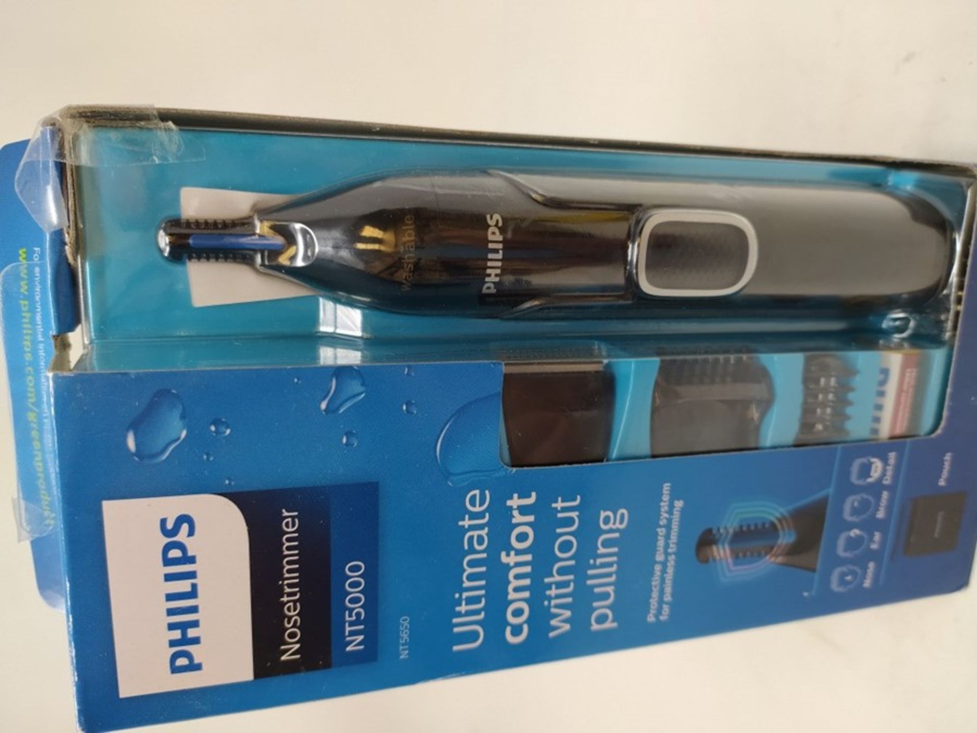 Philips Nose Hair Trimmer, Series 5000 Nose, Ear and Eyebrow Trimmer with Detail Trimm - Image 2 of 2