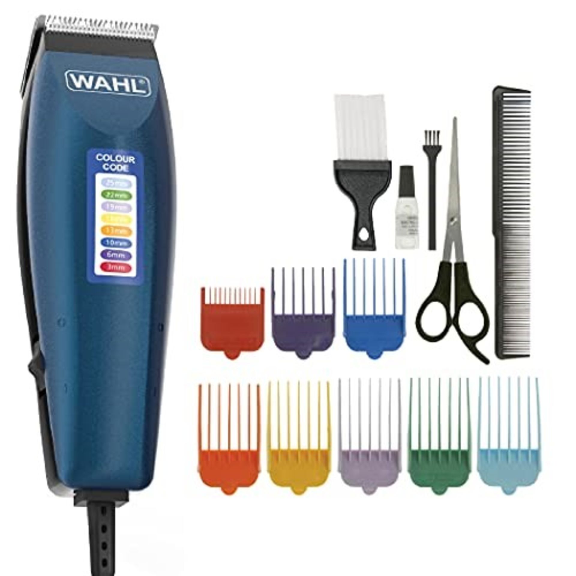 WAHL Hair Clippers for Men, Colour Pro Corded Clipper, Head Shaver, Men's Hair Clipper