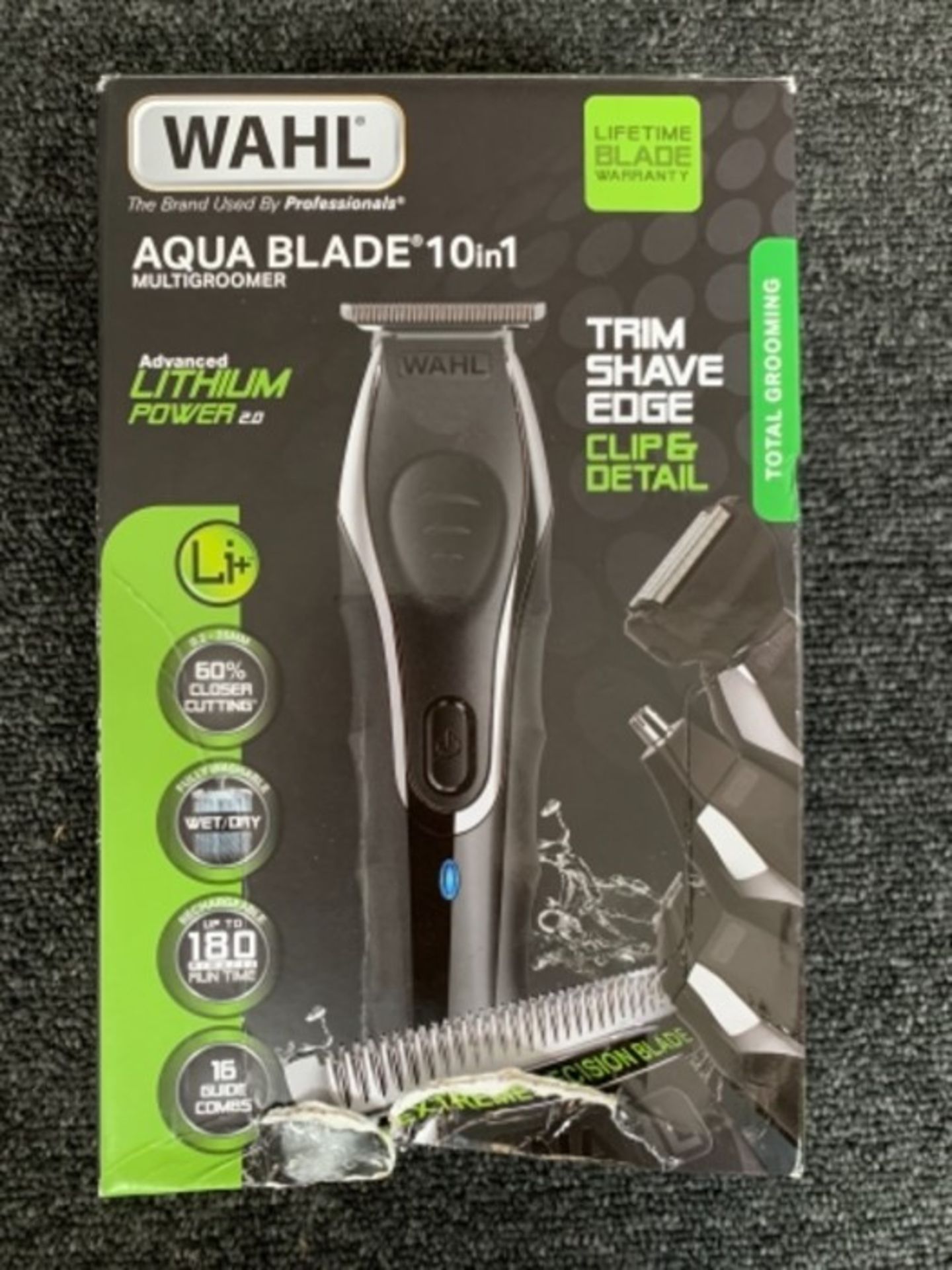 [INCOMPLETE] WAHL Beard Trimmer Men, Aqua Blade Hair Trimmers for Men, Stubble Trimmer - Bild 2 aus 3