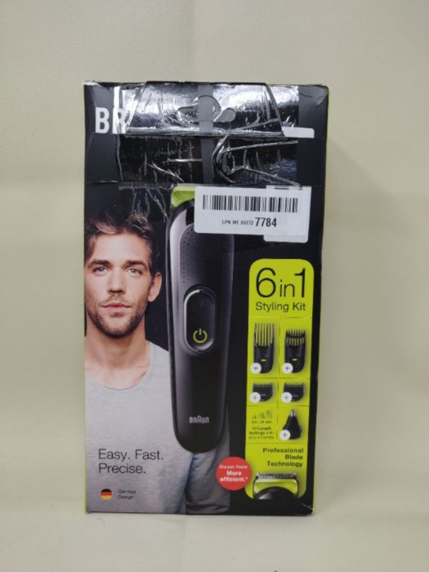 Braun 6-in-1 All-in-one Trimmer 3 MGK3221, Hair Clipper and Beard Trimmer with Lifetim - Image 2 of 3